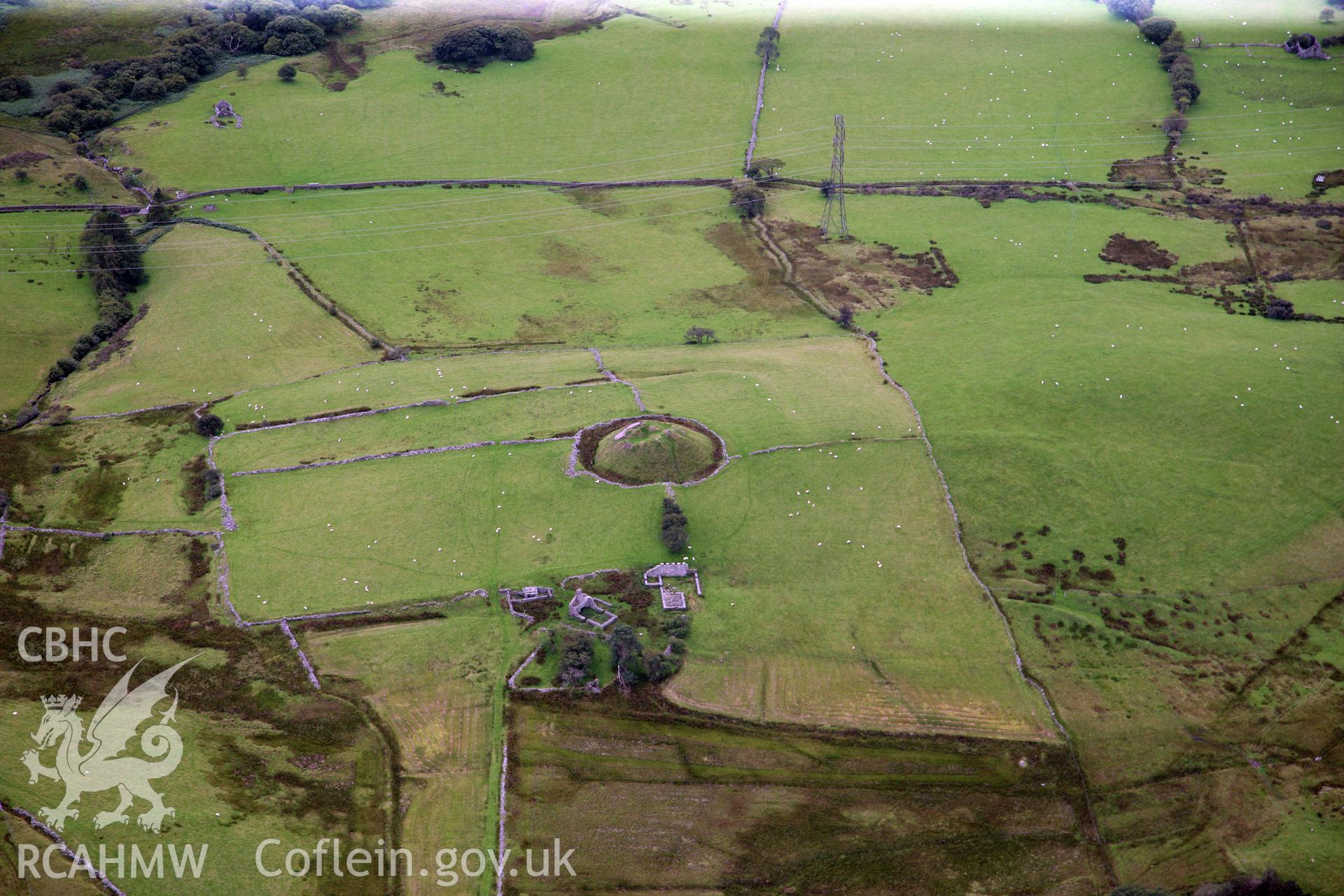 RCAHMW colour oblique photograph of Tomen-y-Mur. Taken by Toby Driver on 17/08/2011.