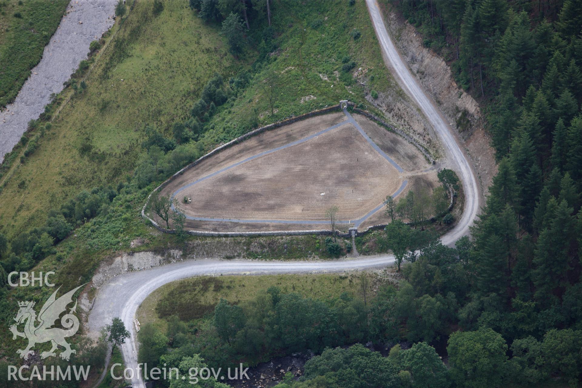 RCAHMW colour oblique photograph of The American Garden, Pontrhydygroes. Taken by Toby Driver and Oliver Davies on 28/06/2011.