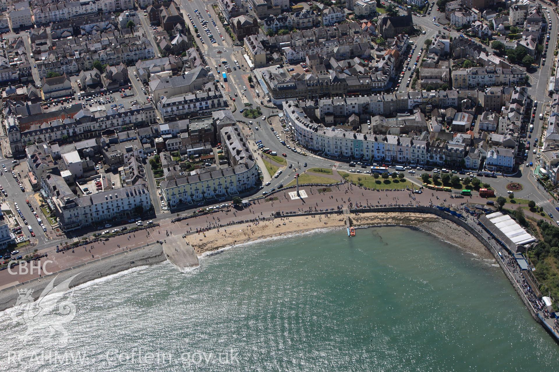 RCAHMW colour oblique photograph of Llandudno, sea front, from south-east. Taken by Toby Driver on 20/07/2011.