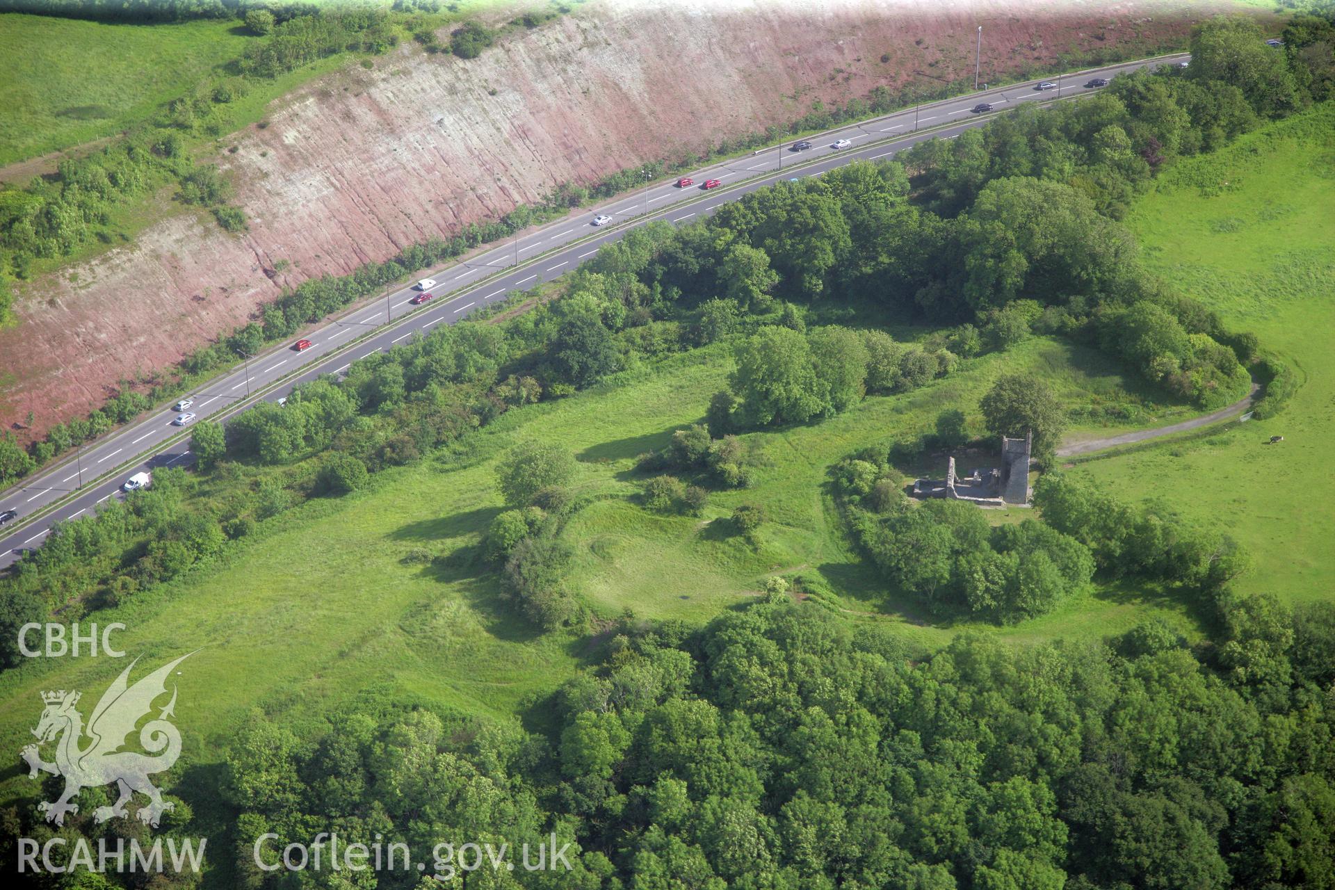 RCAHMW colour oblique photograph of Caerau Camp. Taken by Toby Driver on 13/06/2011.