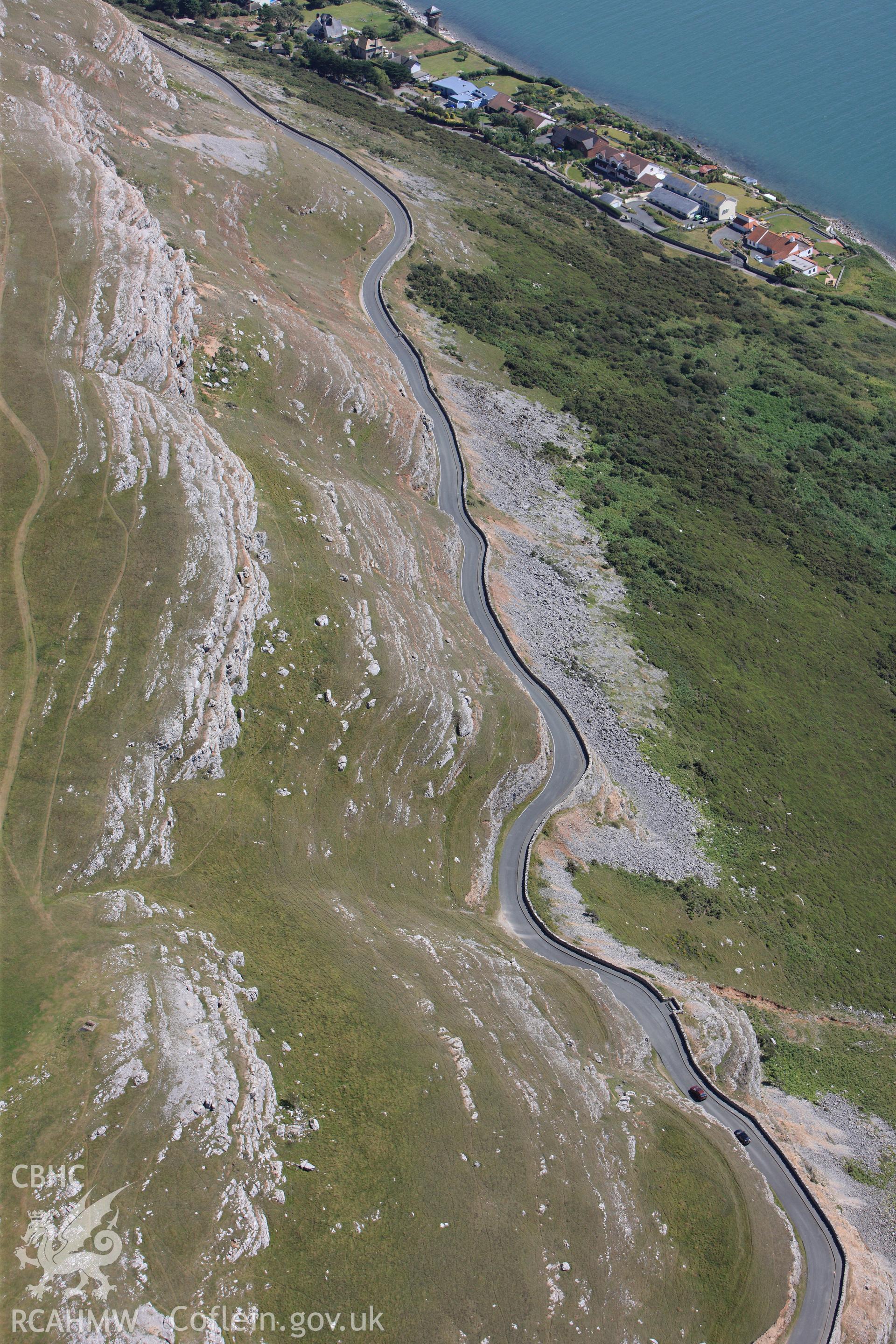 RCAHMW colour oblique photograph of Landscape, north-west part of Great Orme. Taken by Toby Driver on 20/07/2011.