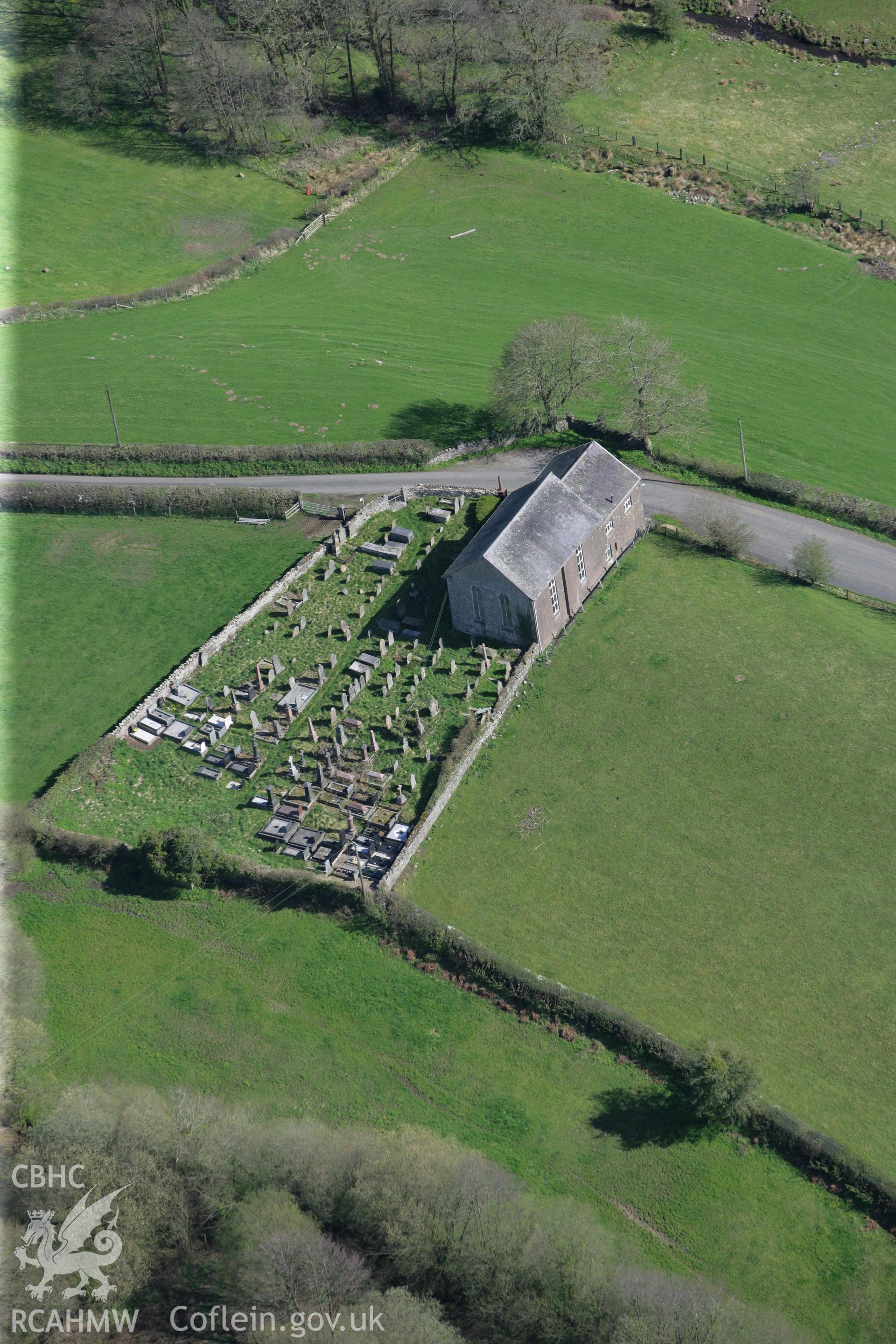 RCAHMW colour oblique photograph of Bethlehem Chapel. Taken by Toby Driver on 08/04/2011.