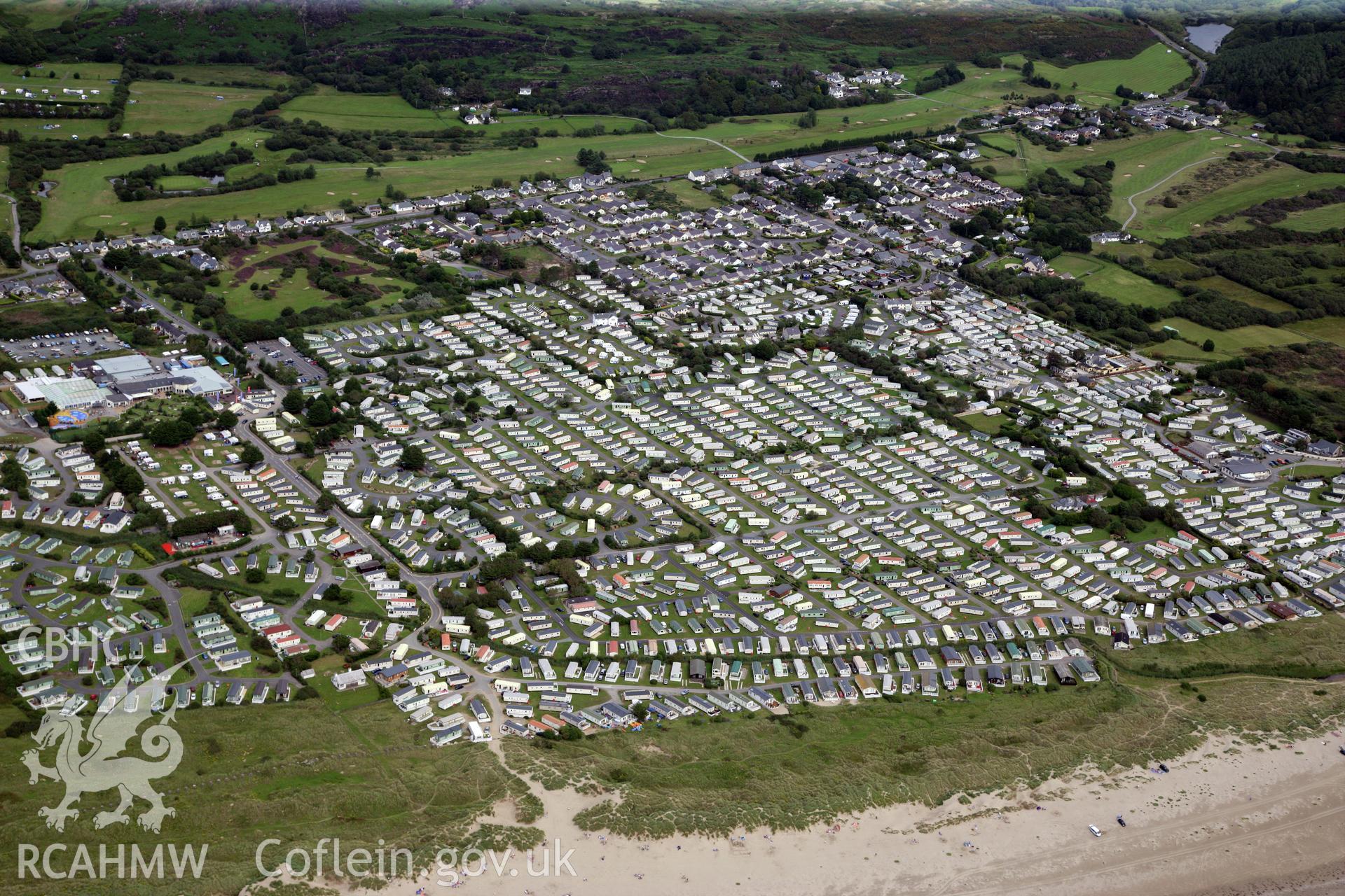 RCAHMW colour oblique photograph of Morfa Bychan. Taken by Toby Driver on 17/08/2011.