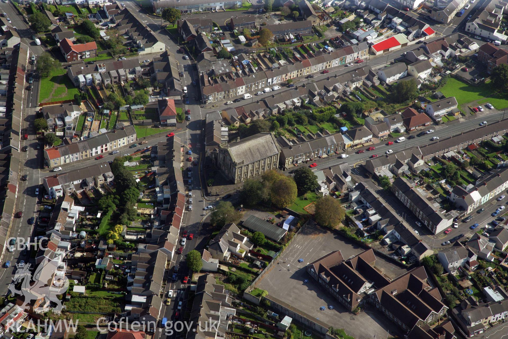 RCAHMW colour oblique photograph of Siloh Chapel from the north. Taken by Toby Driver and Oliver Davies on 28/09/2011.