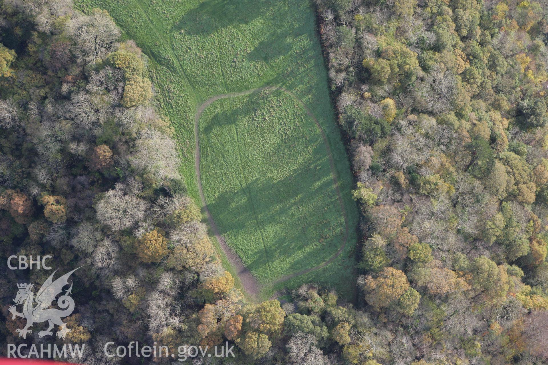 RCAHMW colour oblique photograph of Caerau Hillfort. Taken by Toby Driver on 17/11/2011.