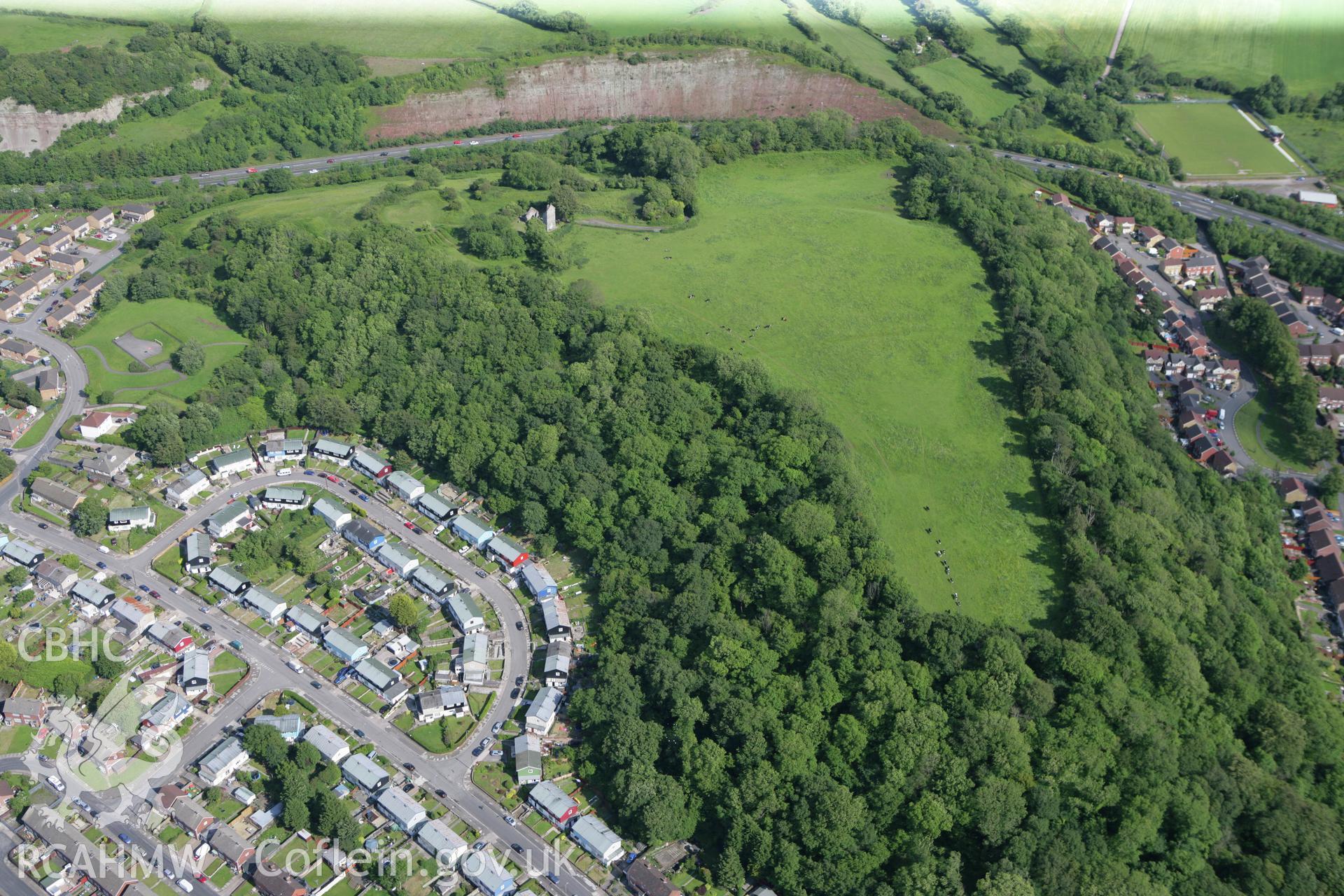 RCAHMW colour oblique photograph of Caerau Camp. Taken by Toby Driver on 13/06/2011.