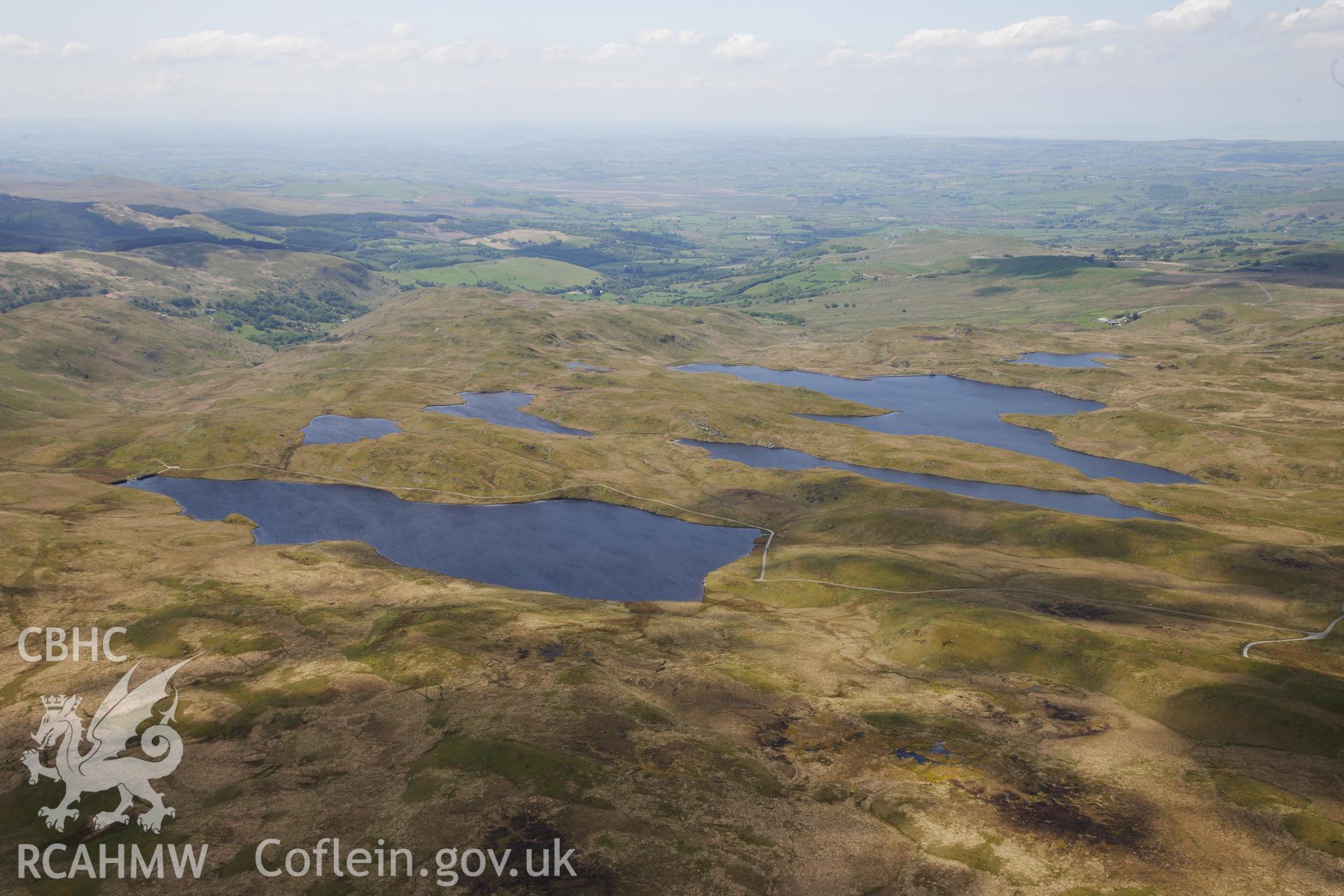 RCAHMW colour oblique photograph of Llyn Egnant, Teifi Pools. Taken by Toby Driver on 28/05/2012.