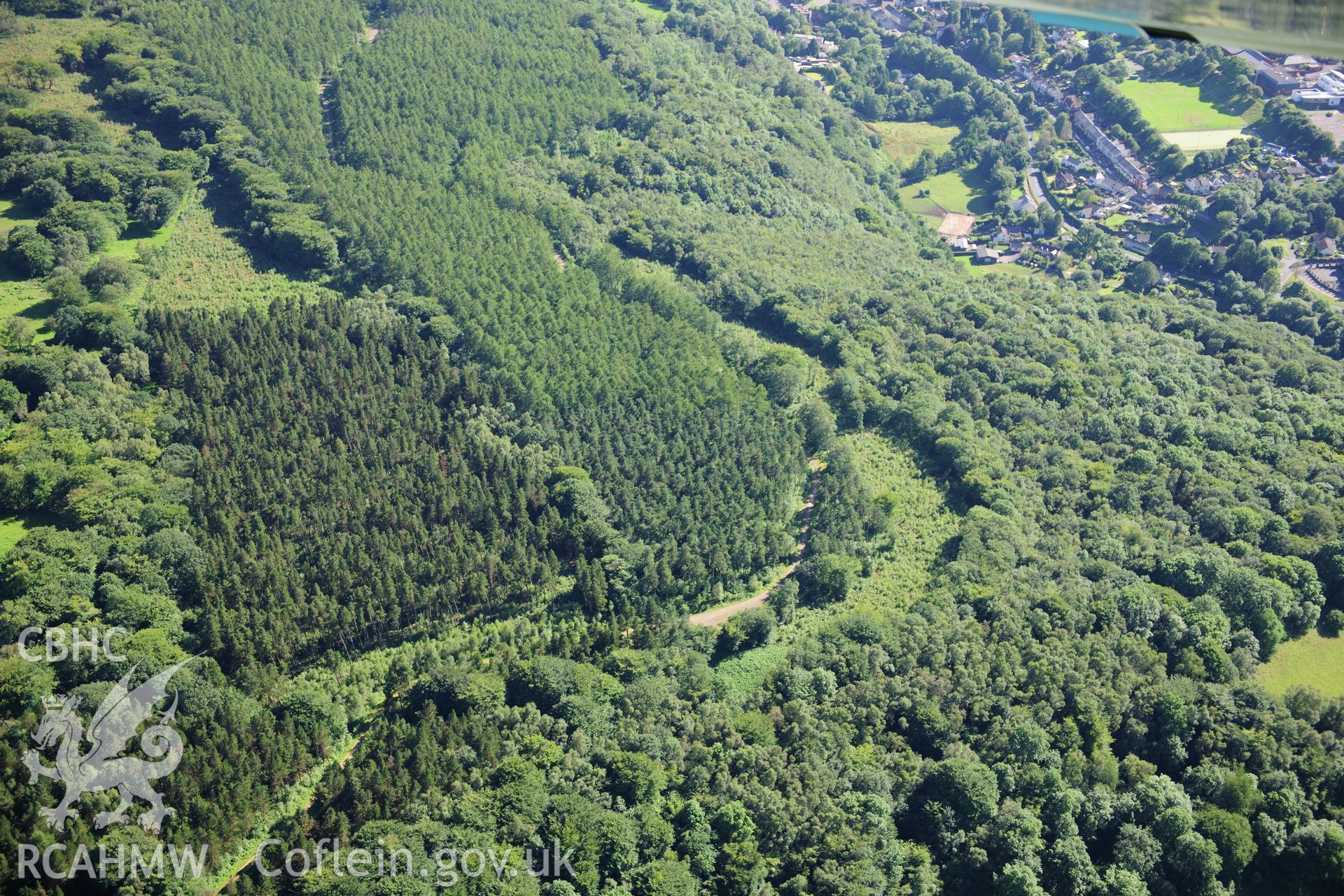 RCAHMW colour oblique photograph of Abersychan Limestone Railway. Taken by Toby Driver on 24/07/2012.