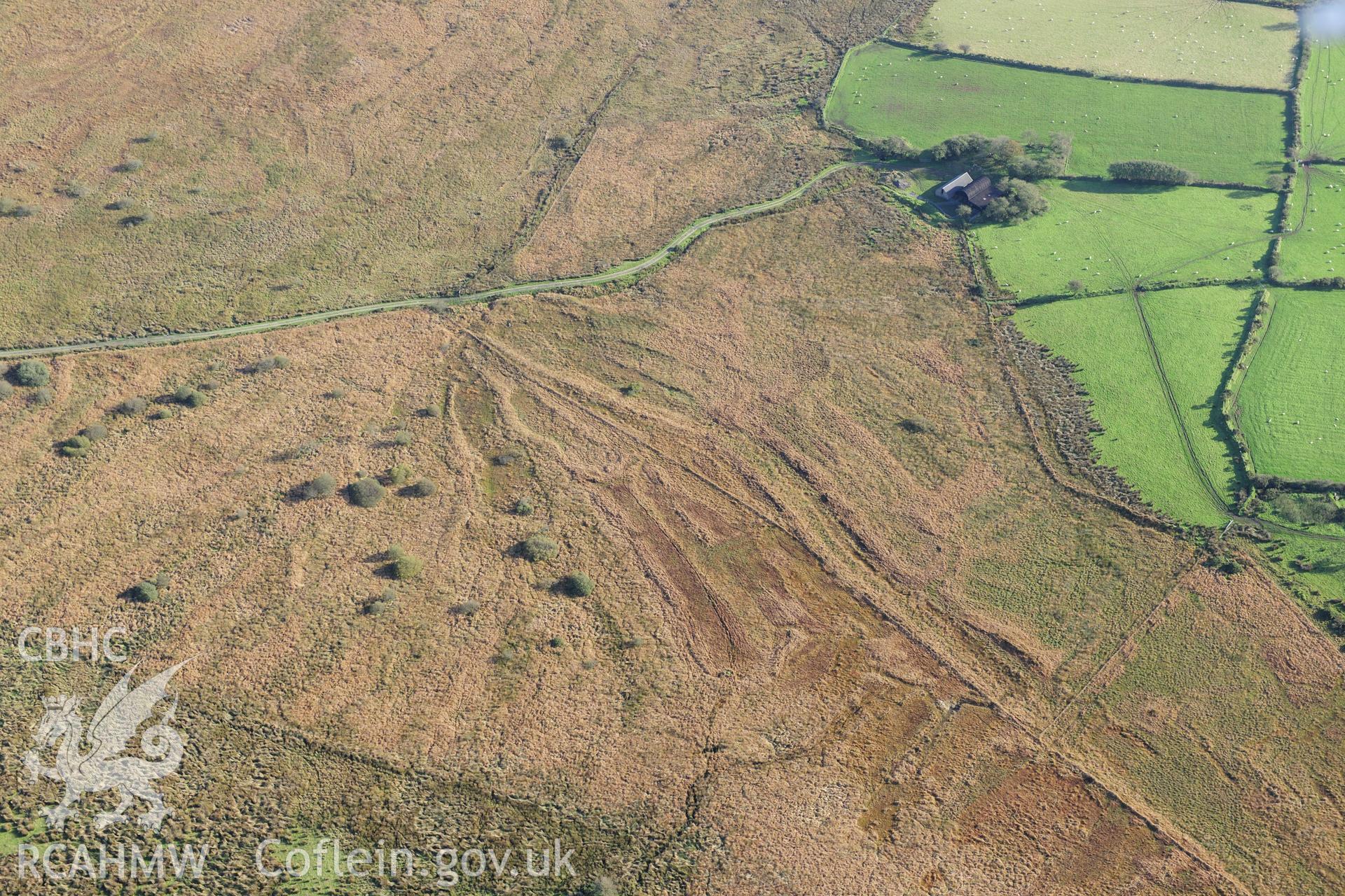 RCAHMW colour oblique photograph of To be located. Taken by Toby Driver on 26/10/2012.