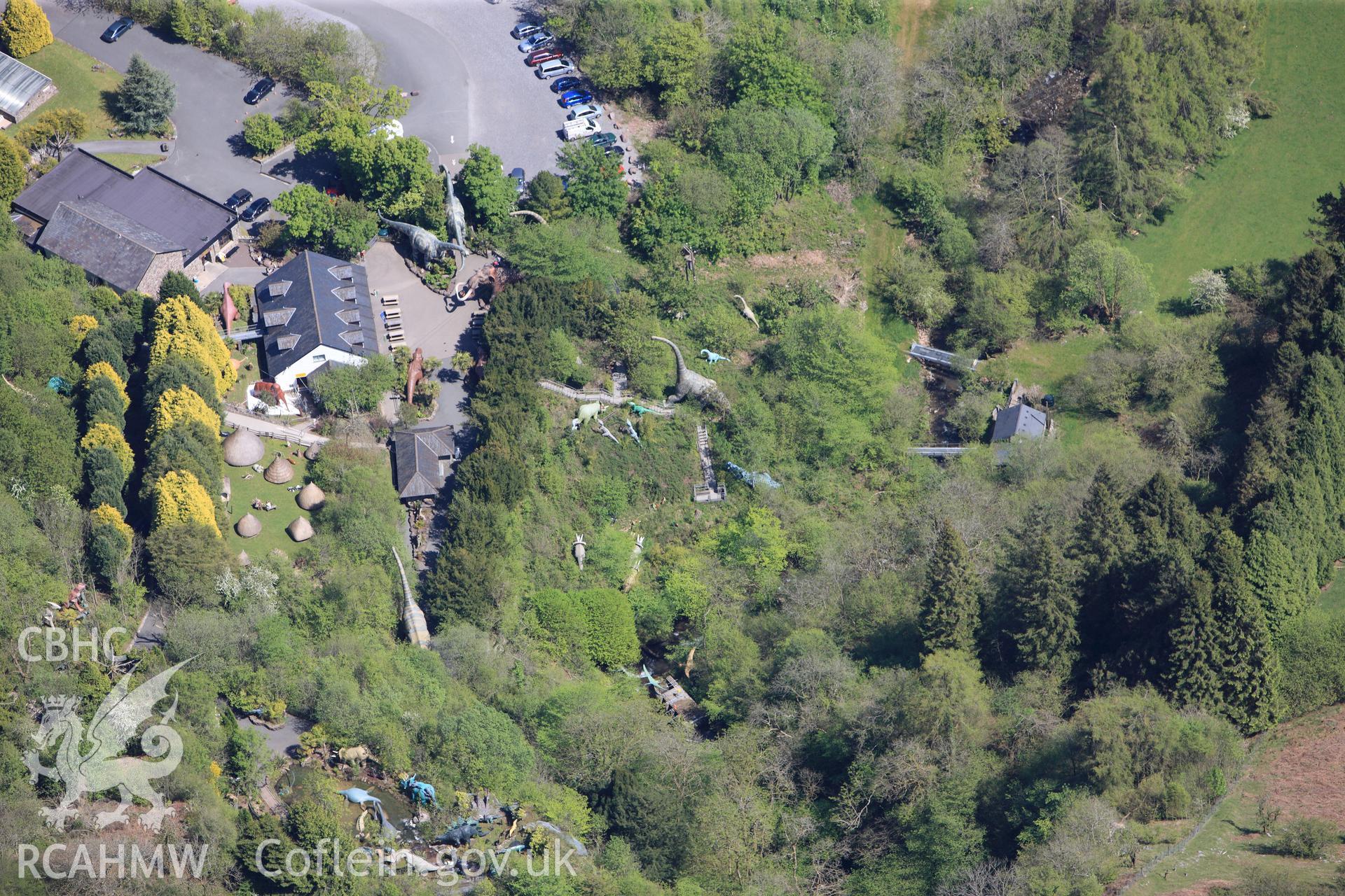 RCAHMW colour oblique photograph of Dan yr Ogof showcaves. Taken by Toby Driver on 22/05/2012.