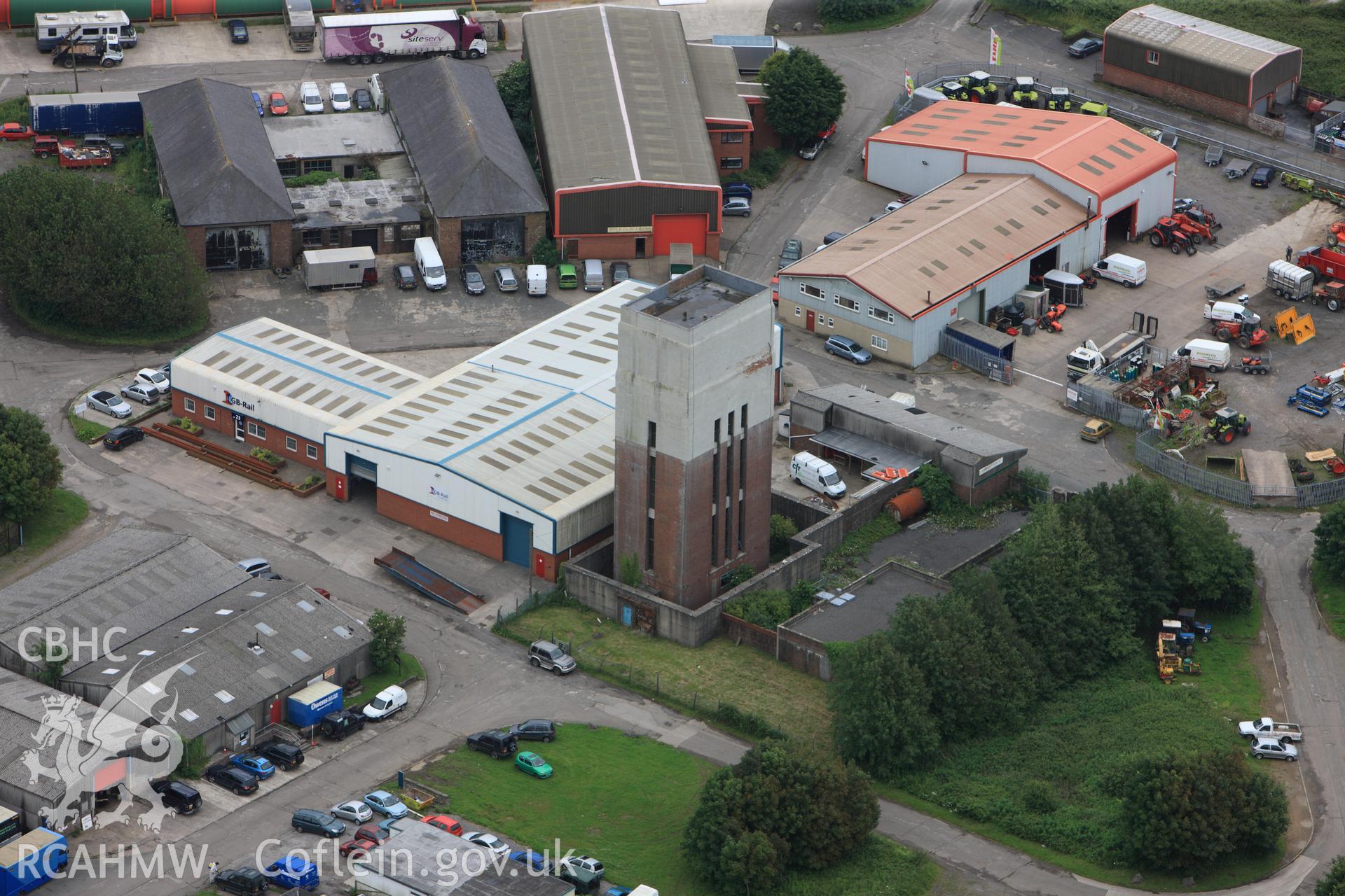 RCAHMW colour oblique photograph of Vale Business Park. Taken by Toby Driver on 05/07/2012.