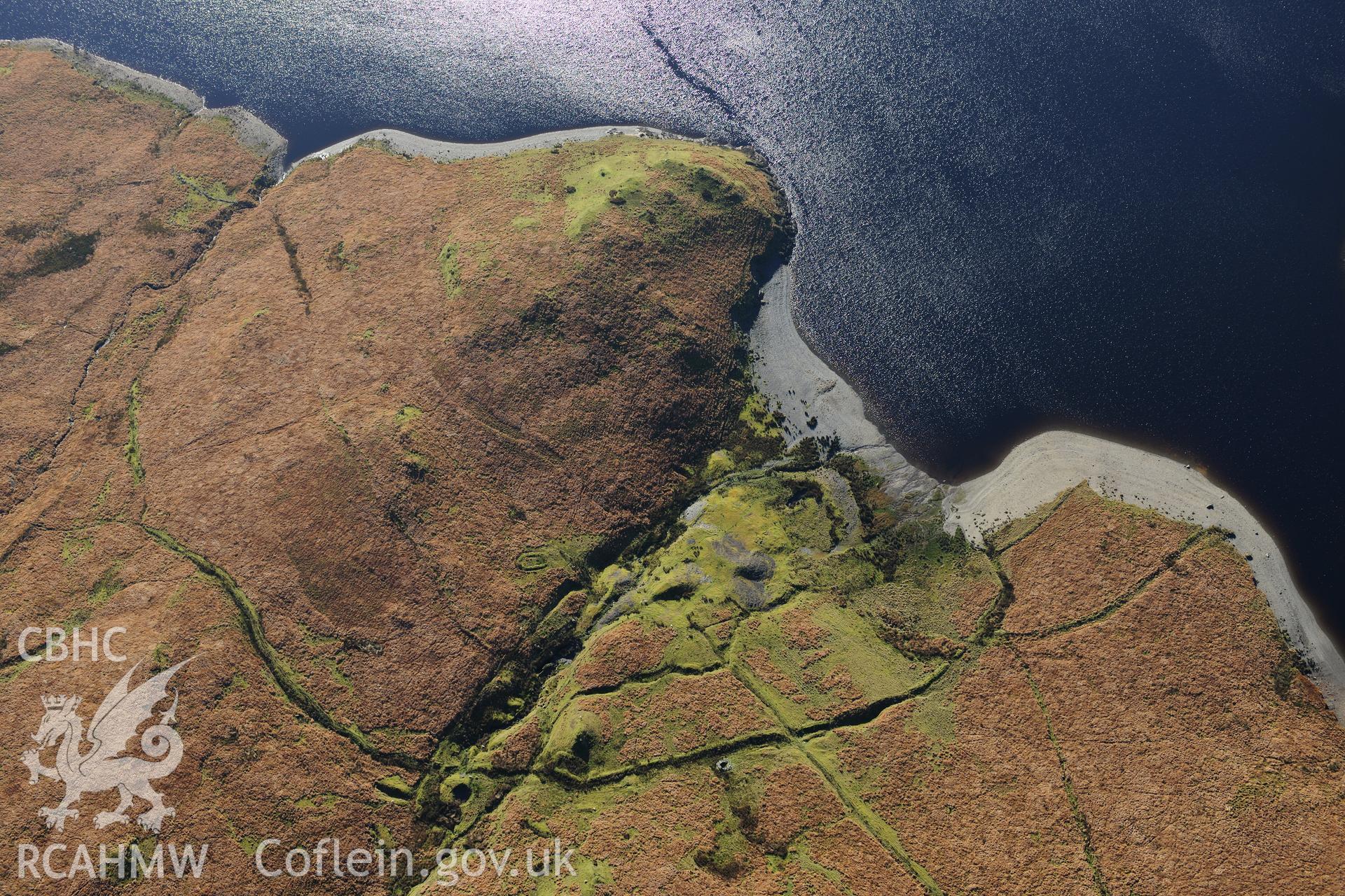 RCAHMW colour oblique photograph of Camddwr Metal Mine. Taken by Toby Driver on 05/11/2012.