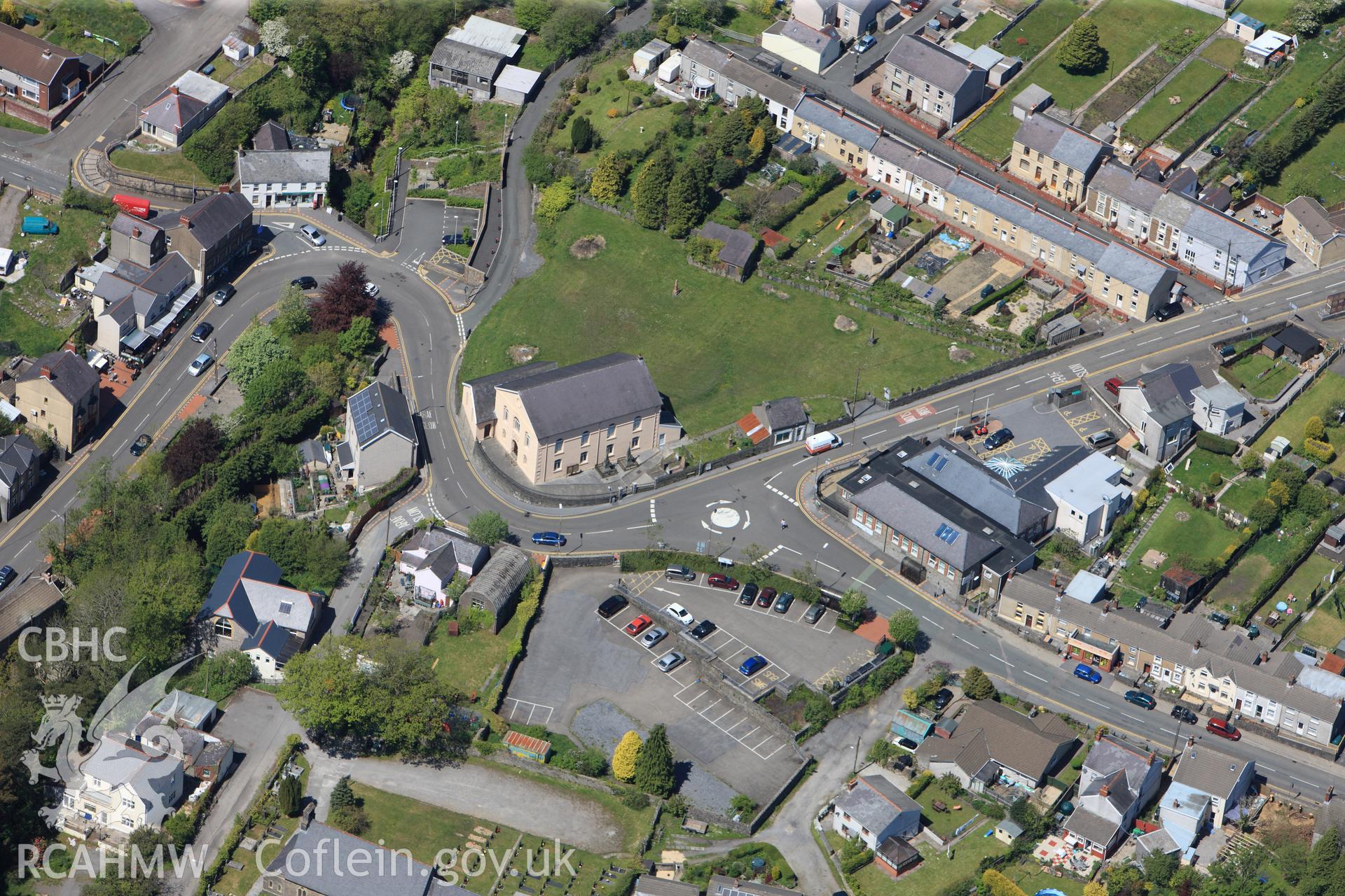 RCAHMW colour oblique photograph of Gibea, chapel, Brynamman. Taken by Toby Driver on 22/05/2012.