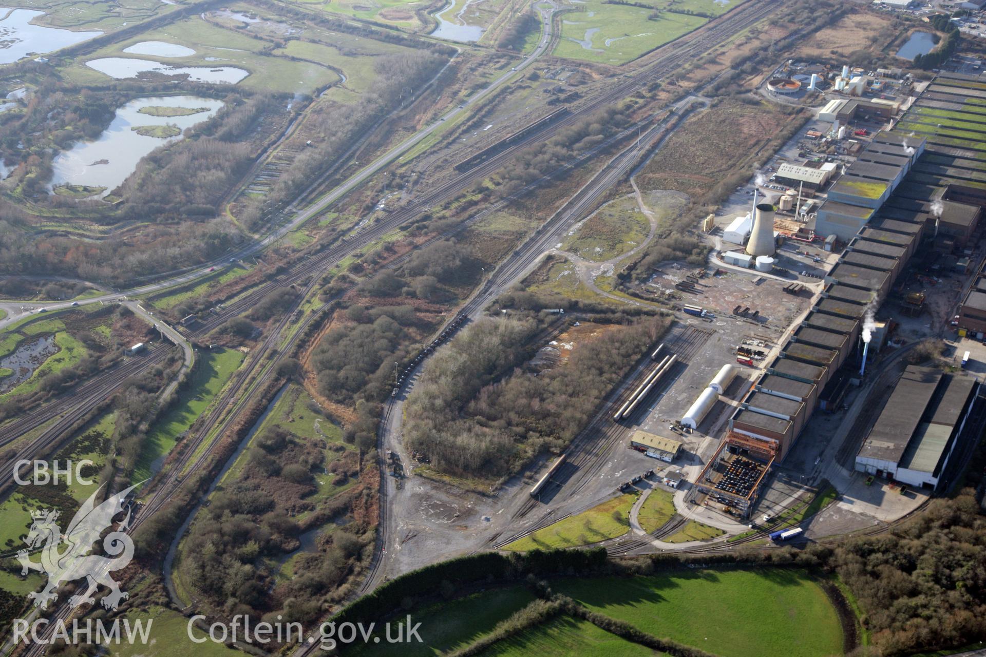 RCAHMW colour oblique photograph of Millenium Coastal Path. Taken by Toby Driver on 02/02/2012.