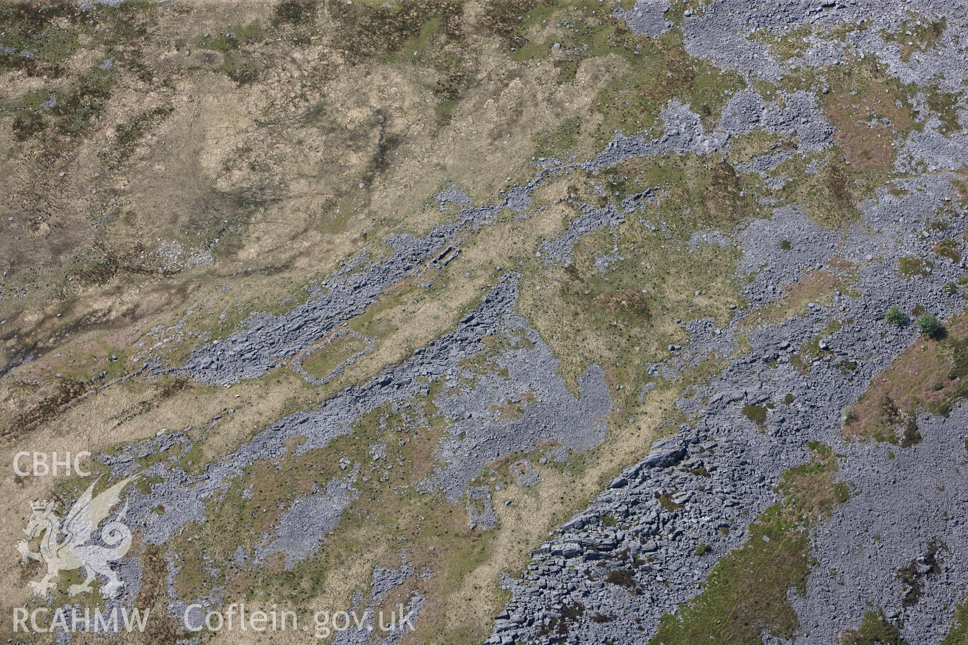 RCAHMW colour oblique photograph of Cwm Twrch settlement. Taken by Toby Driver on 22/05/2012.