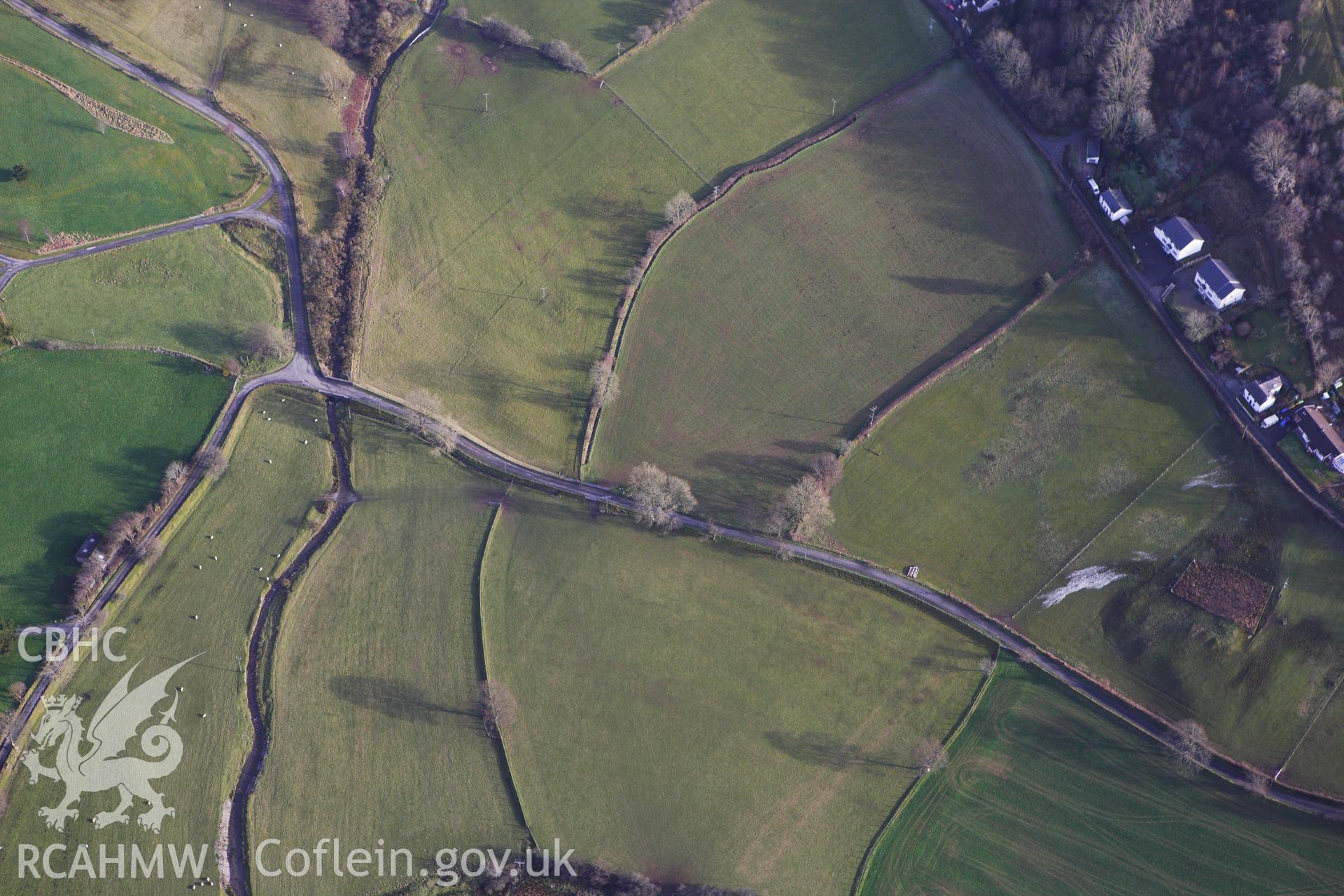 RCAHMW colour oblique photograph of Dolwen Barrow, Goginan. Taken by Toby Driver on 07/02/2012.