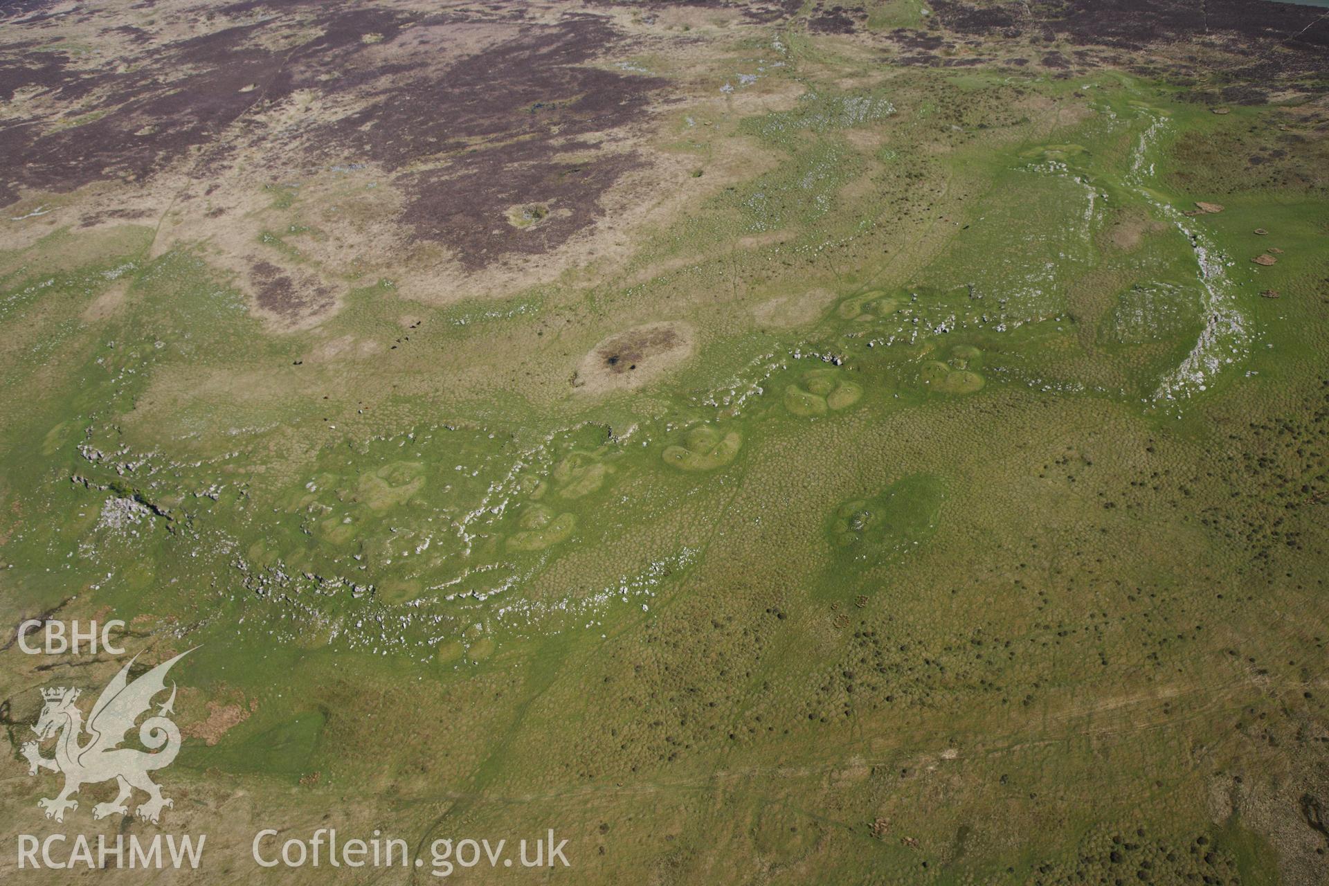 RCAHMW colour oblique photograph of Clo Cadno limekilns. Taken by Toby Driver on 22/05/2012.