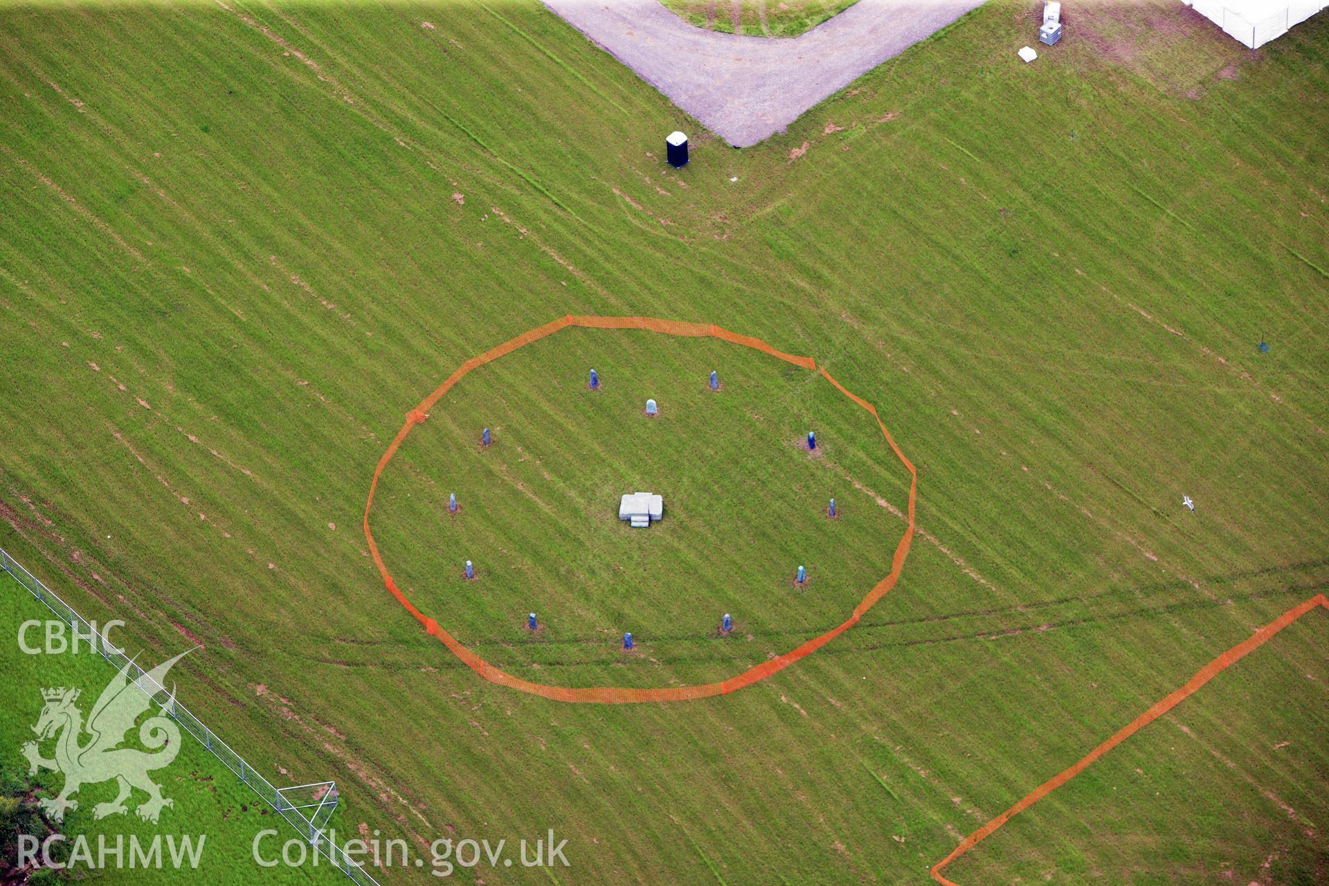 RCAHMW colour oblique photograph of Llandow Airfield. Taken by Toby Driver on 05/07/2012.