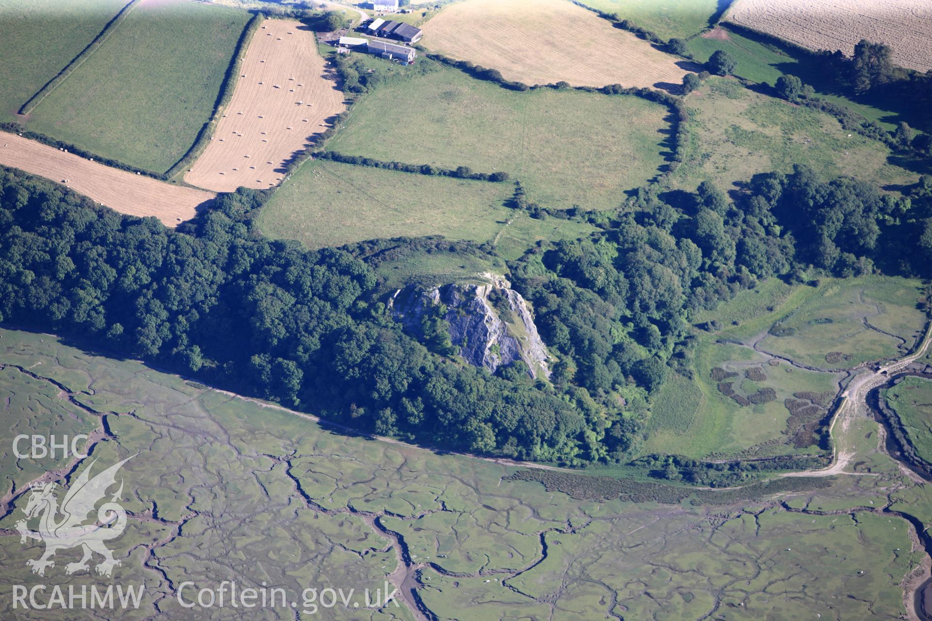 RCAHMW colour oblique photograph of North Hill Tor, high view. Taken by Toby Driver on 24/07/2012.