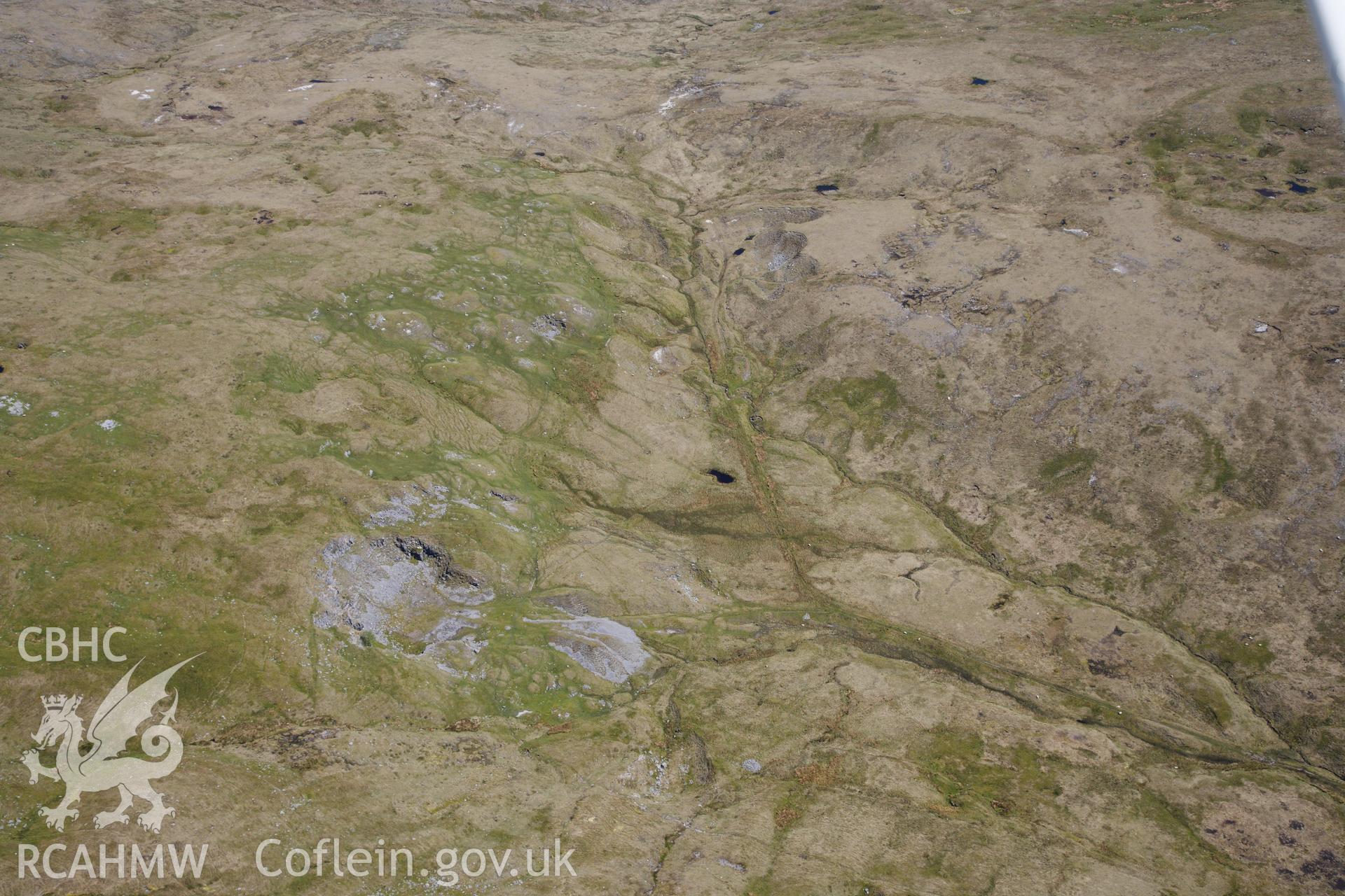 RCAHMW colour oblique photograph of Foel Fraith limeworking complex, view looking south. Taken by Toby Driver on 22/05/2012.