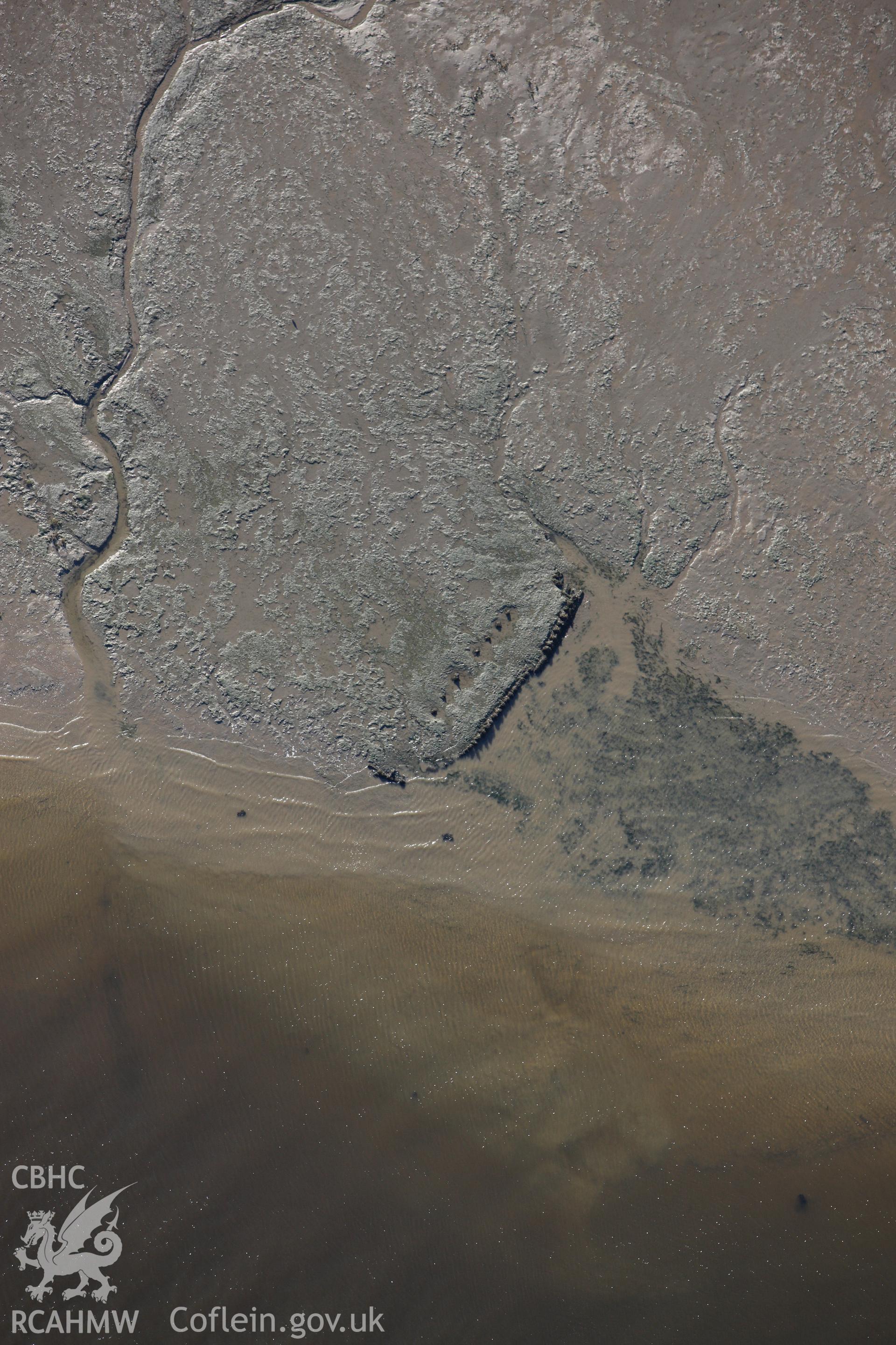 RCAHMW colour oblique photograph of Hulk at Ynyslas, north. Taken by Toby Driver on 05/11/2012.