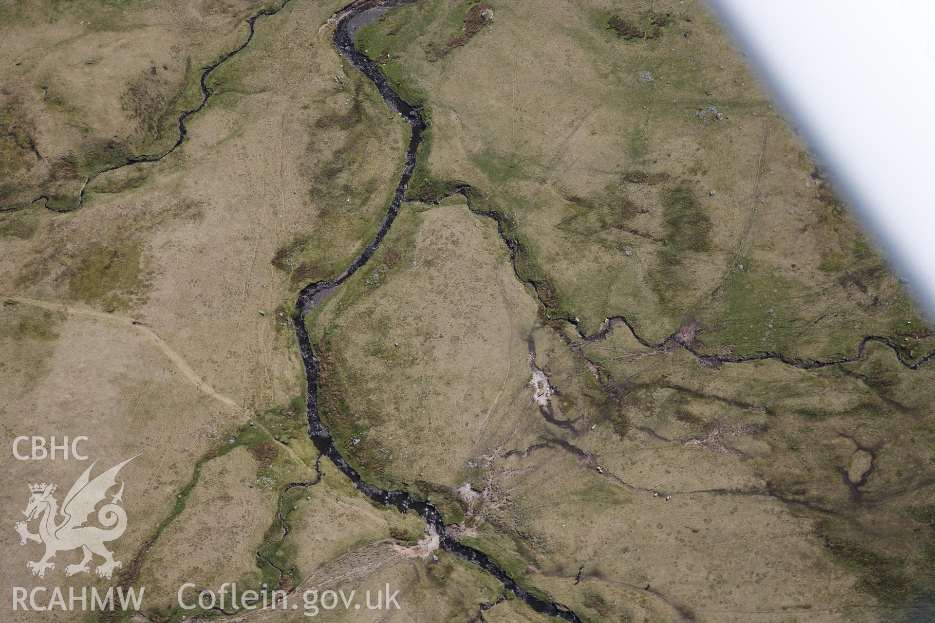 RCAHMW colour oblique photograph of Upper Tawe, deserted rural settlement. Taken by Toby Driver on 22/05/2012.