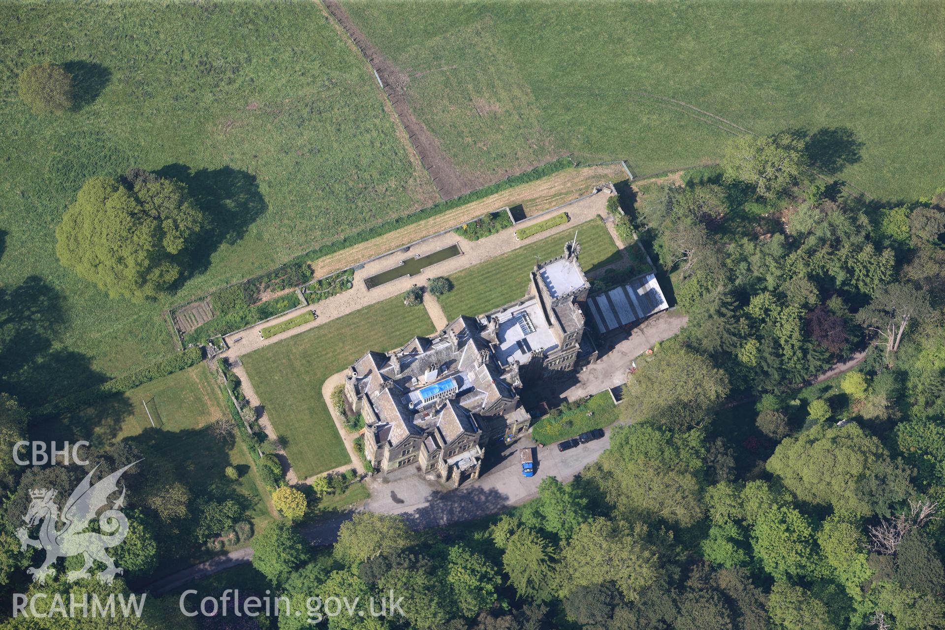 RCAHMW colour oblique photograph of Close view of Stradey Castle, looking west. Taken by Toby Driver on 24/05/2012.