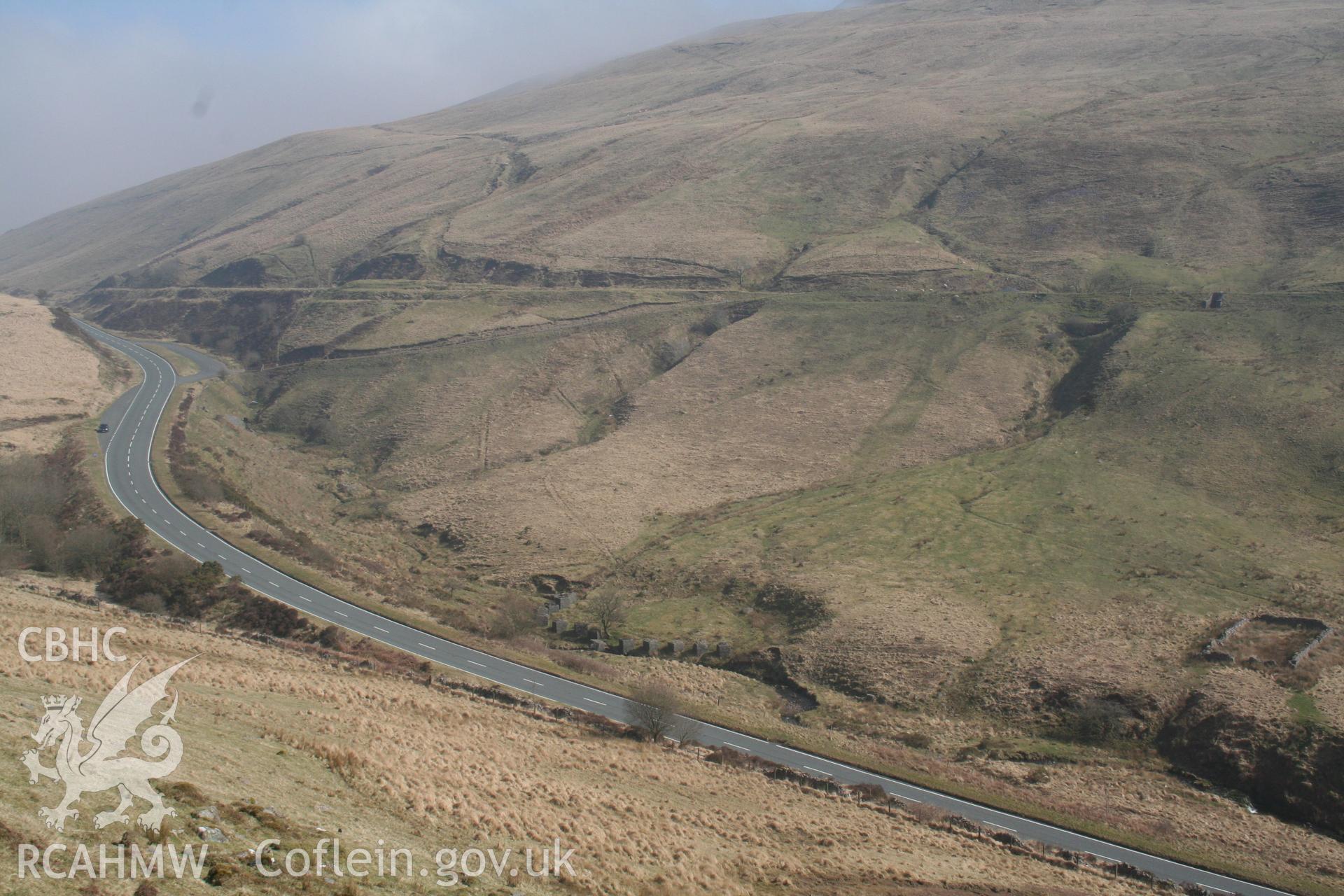 View of part of the valley from the west.