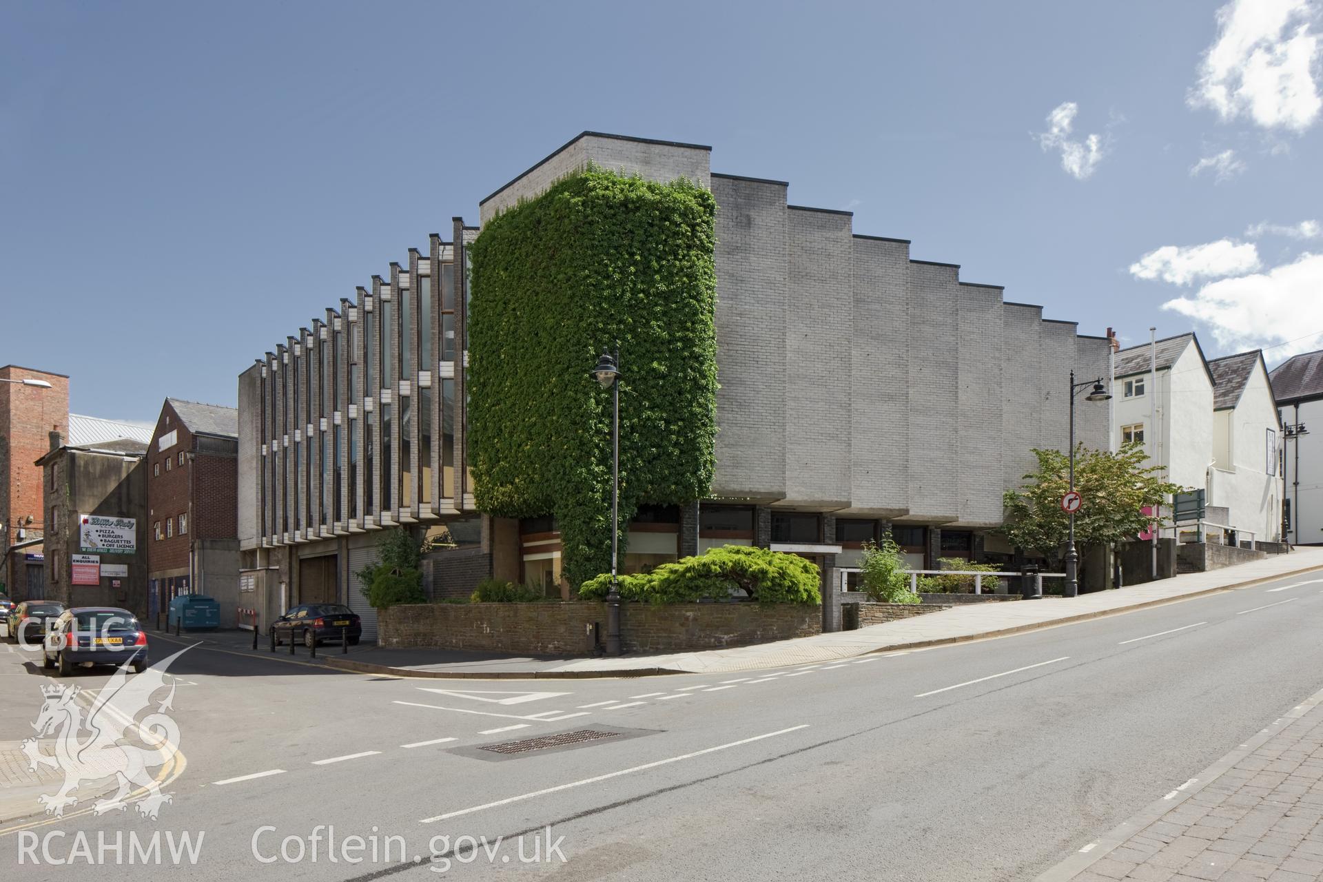 Exterior from the southwest.