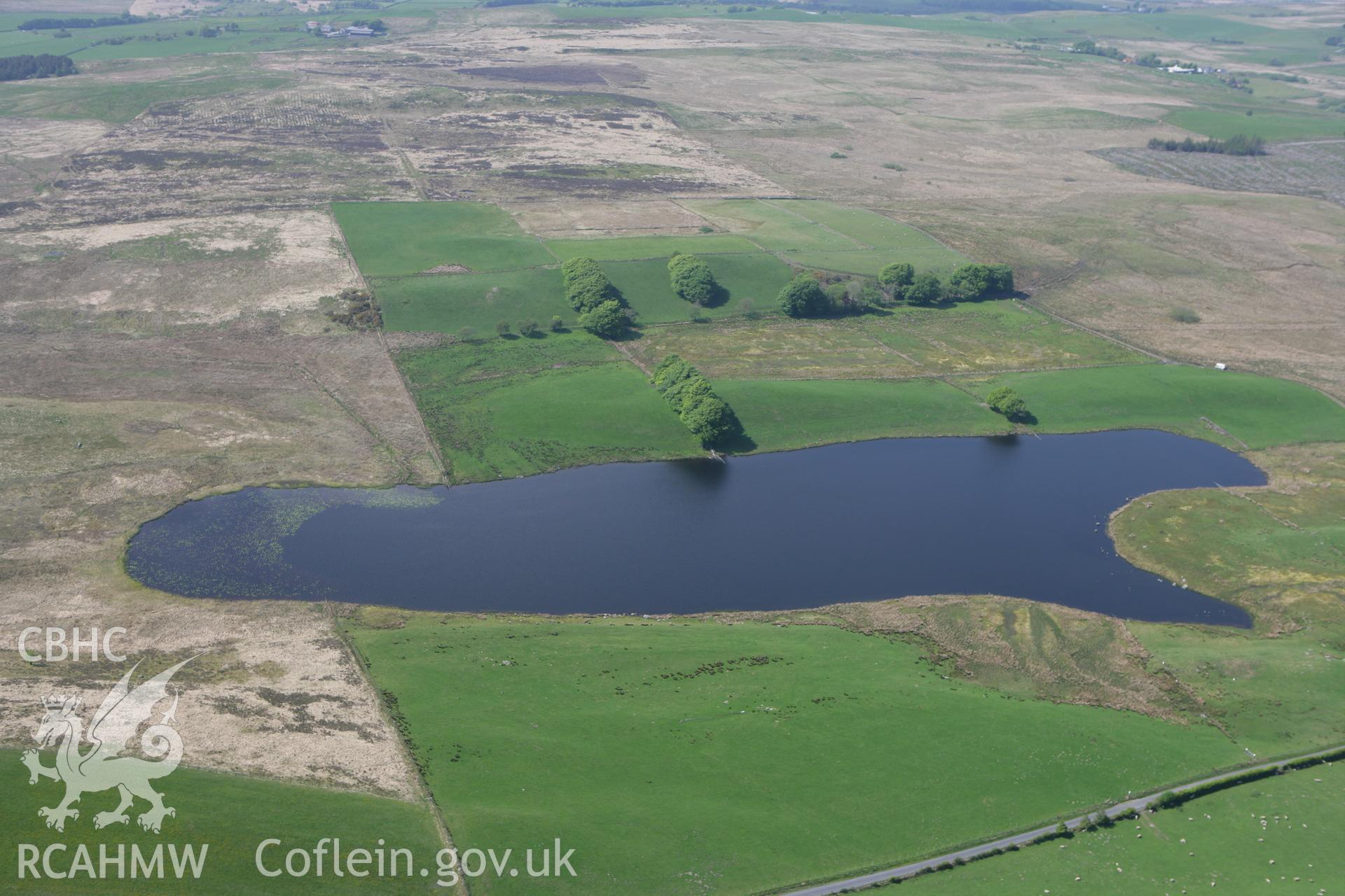RCAHMW colour oblique photograph of Llyn Fanod, lake. Taken by Toby Driver on 25/05/2010.