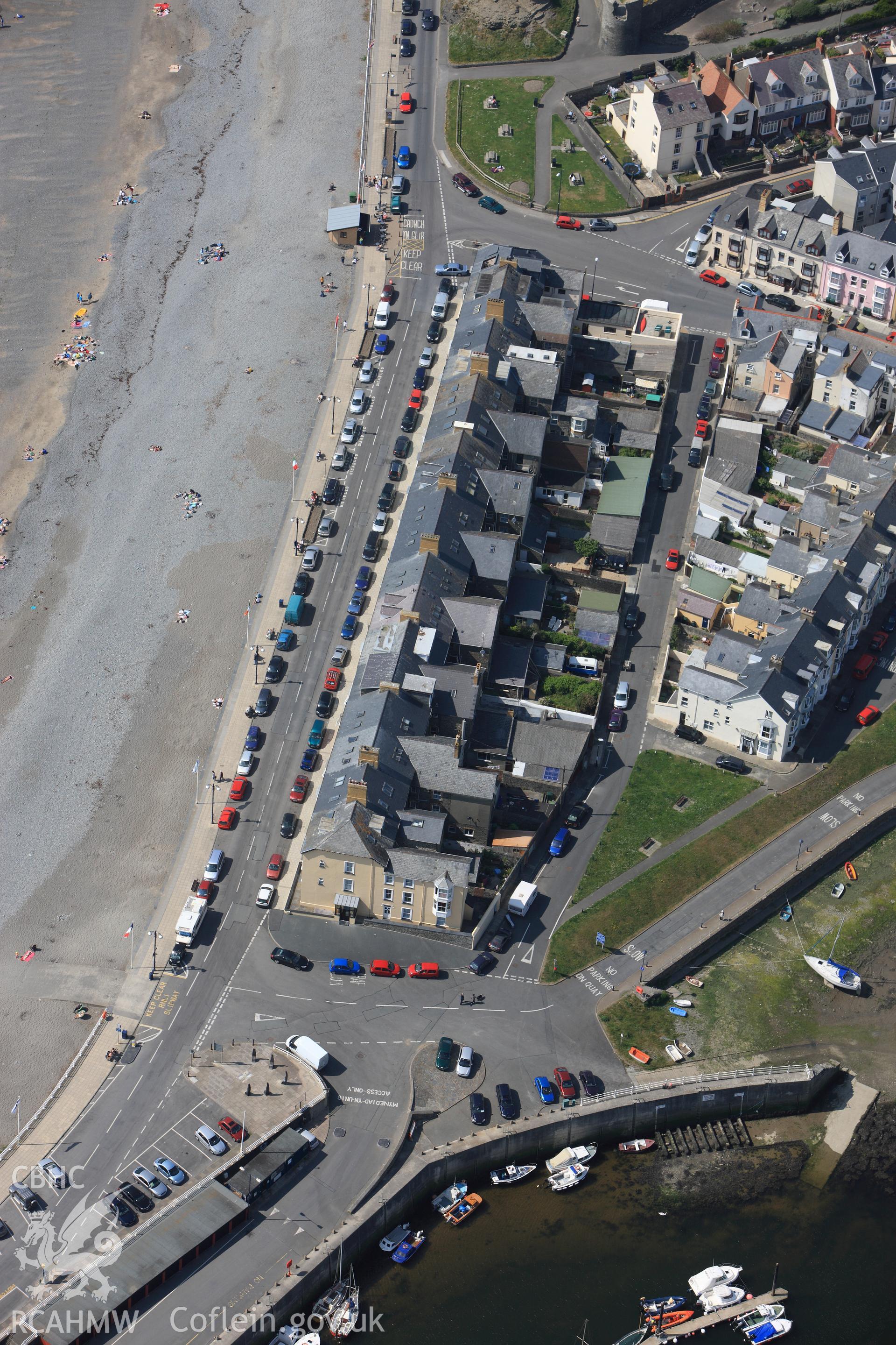 RCAHMW colour oblique photograph of South Marine Terrace, Aberystwyth. Taken by Toby Driver on 25/05/2010.