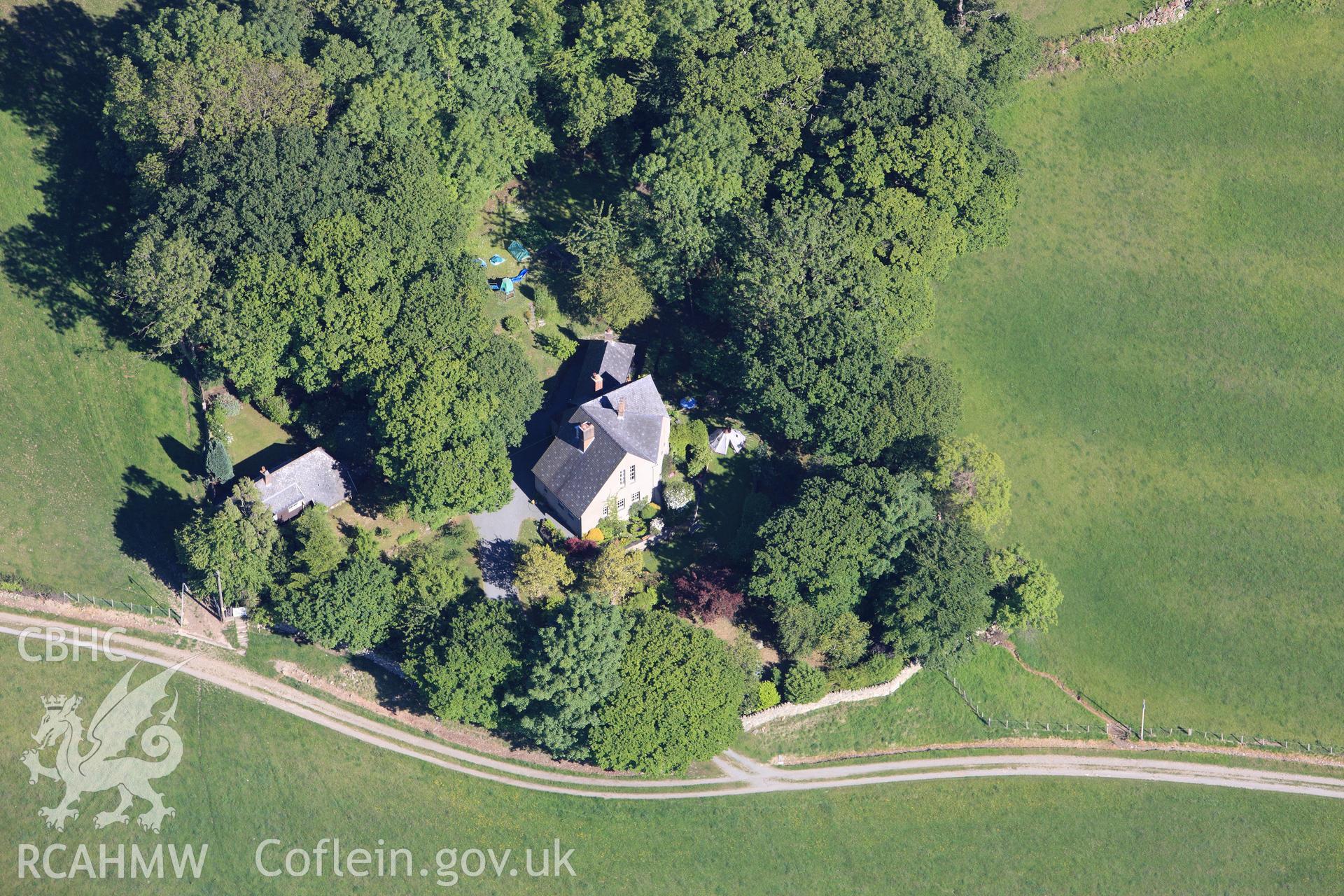 RCAHMW colour oblique photograph of Wern Isaf, Rose Briars, Llanfairfechan. Taken by Toby Driver on 16/06/2010.