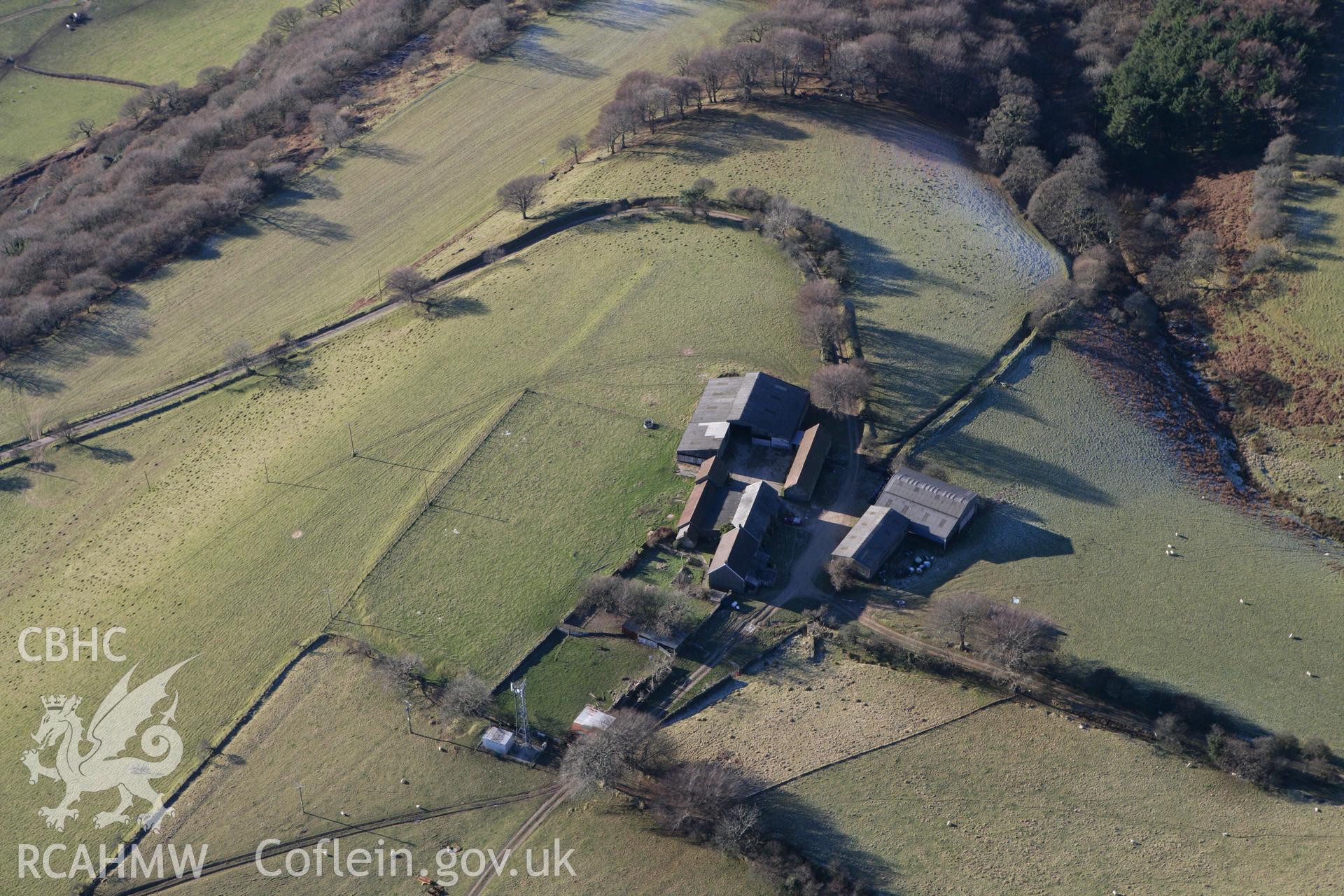 RCAHMW colour oblique photograph of Ton Mawr Hillfort II, Margam. Taken by Toby Driver on 08/12/2010.