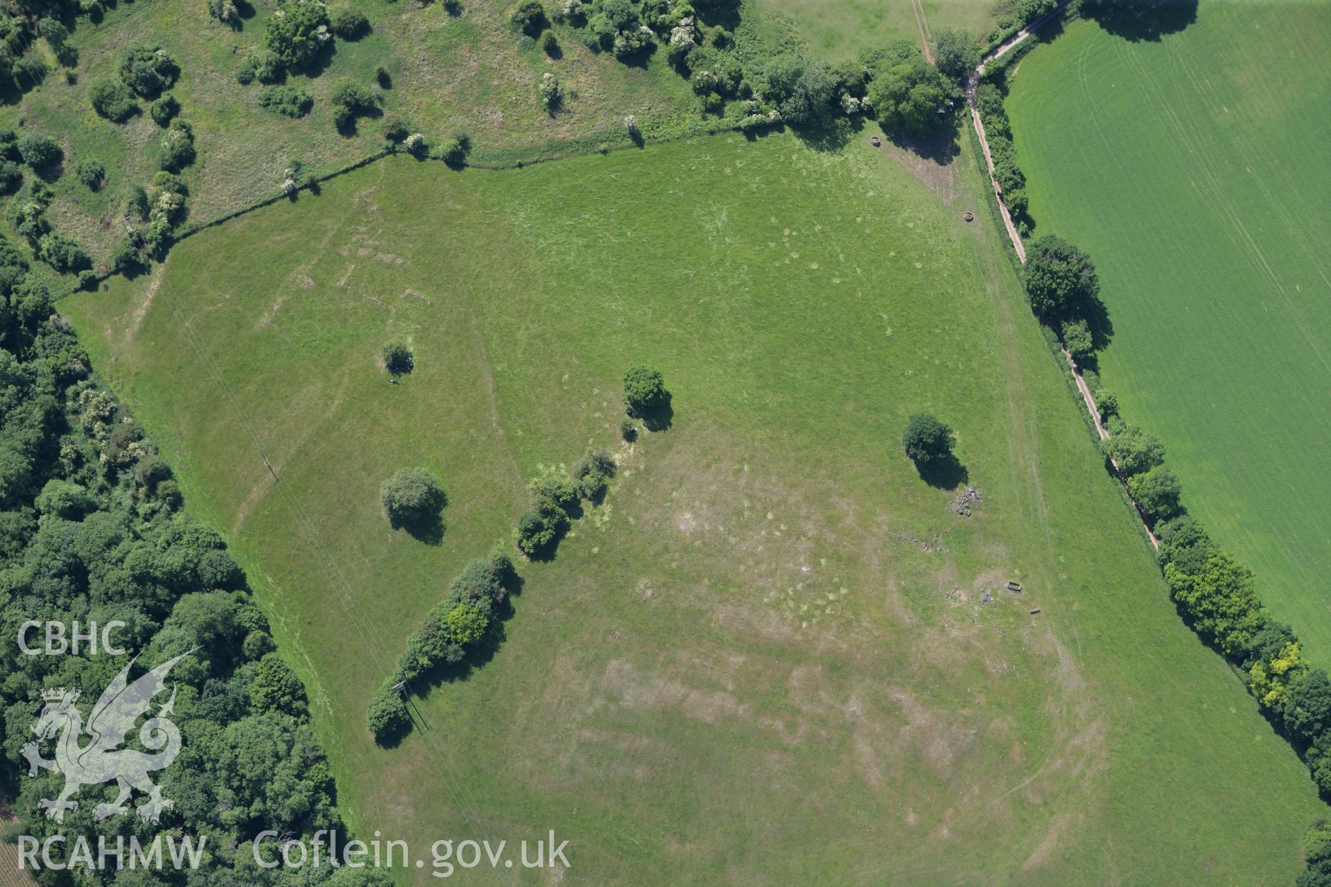 RCAHMW colour oblique photograph of Runston Medieval Village earthworks. Taken by Toby Driver on 21/06/2010.