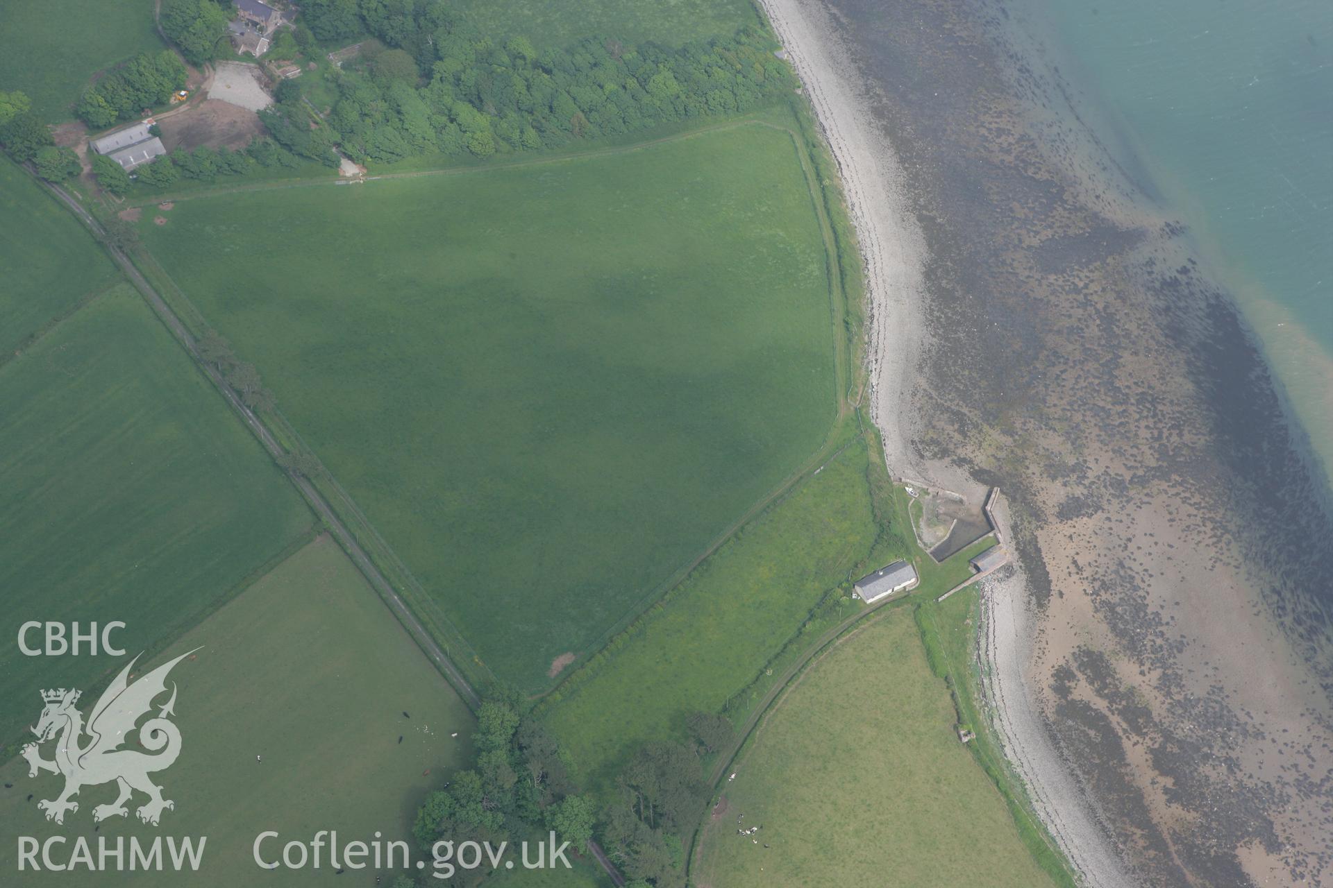 RCAHMW colour oblique photograph of Plas Penrhyn, Dwyran. Taken by Toby Driver on 10/06/2010.