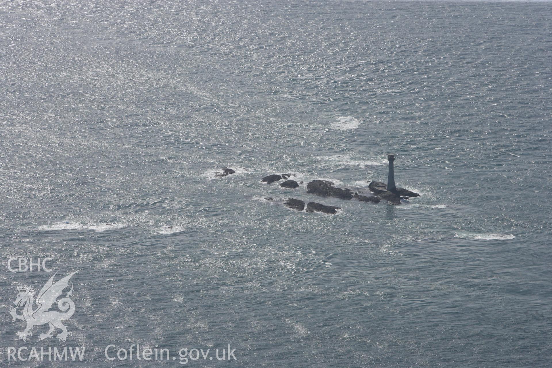RCAHMW colour oblique photograph of The Smalls, west of Skomer Island. Taken by Toby Driver on 09/09/2010.