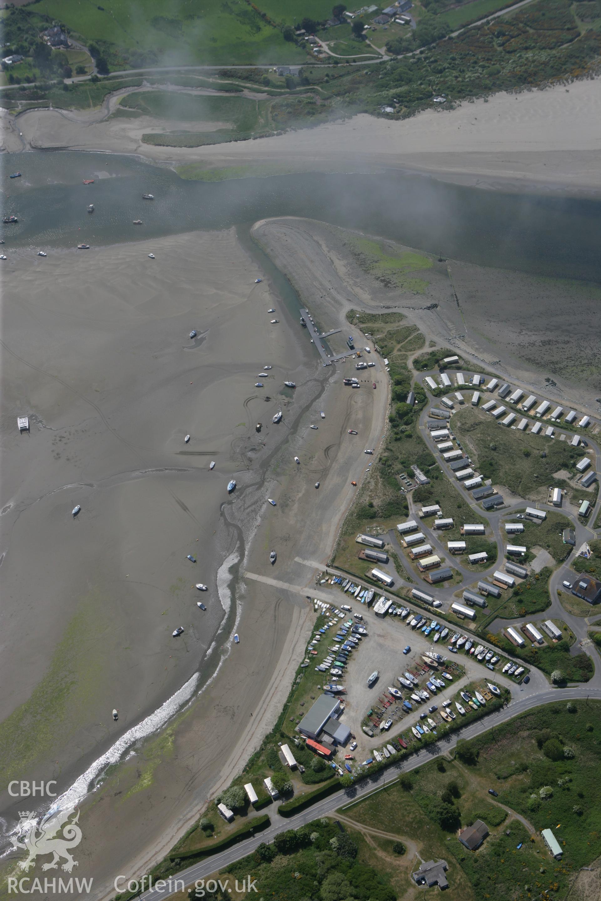 RCAHMW colour oblique photograph of Poppit sands landscape. Taken by Toby Driver on 25/05/2010.