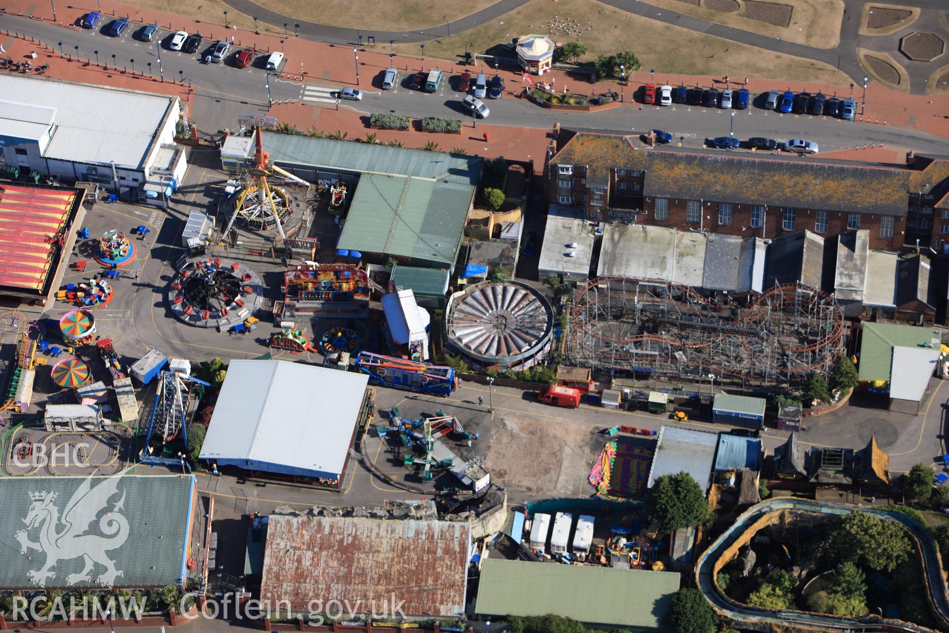 RCAHMW colour oblique photograph of Barry Island Pleasure Park. Taken by Toby Driver on 24/05/2010.