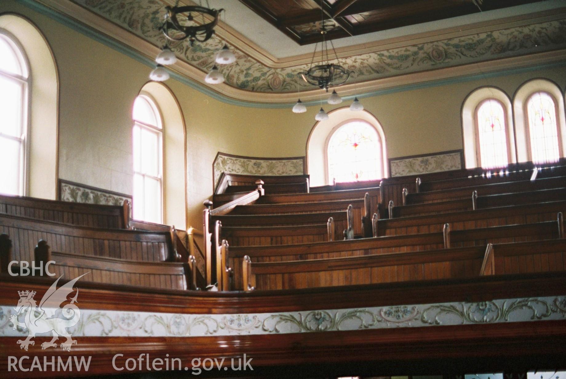 Digital colour photograph showing Salem Newydd chapel - gallery.