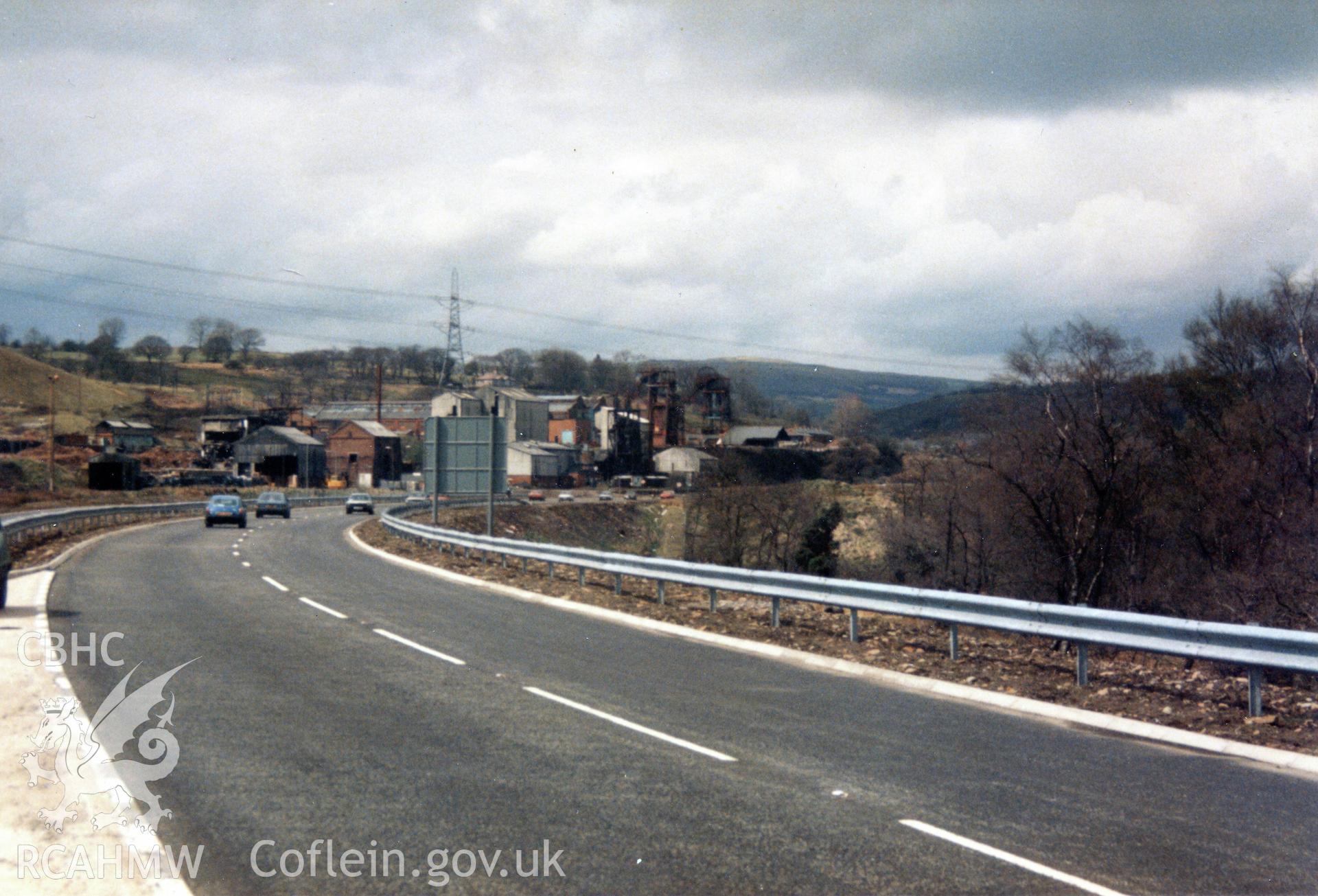 Digital photograph showing Markham colliery, dated 1985.