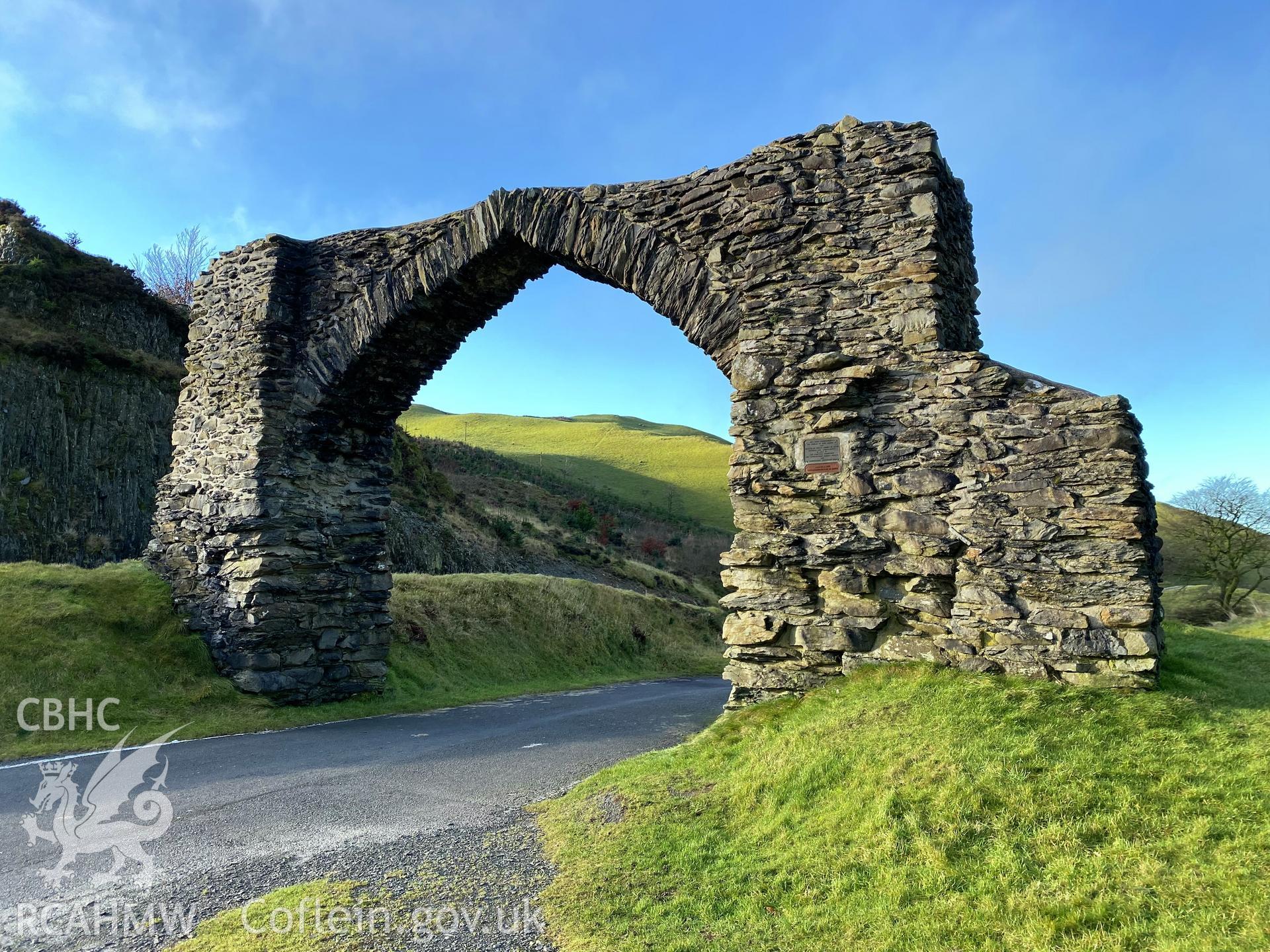 Digital colour photograph showing Hafod Arch, produced by Paul R Davis in 2021.