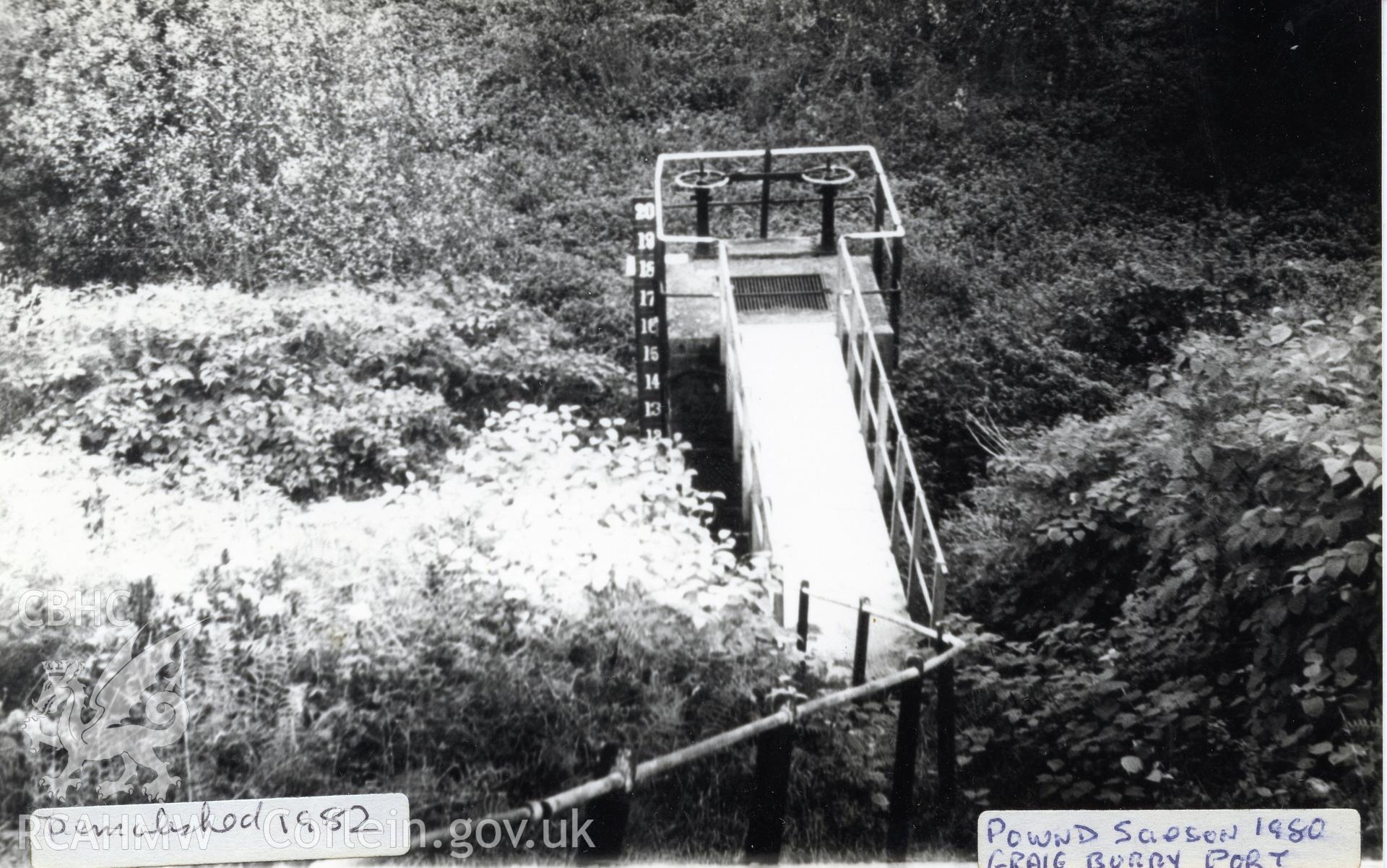 Digital photograph showing Pound Saeson, Graig, Burry Port, dated 1980.
