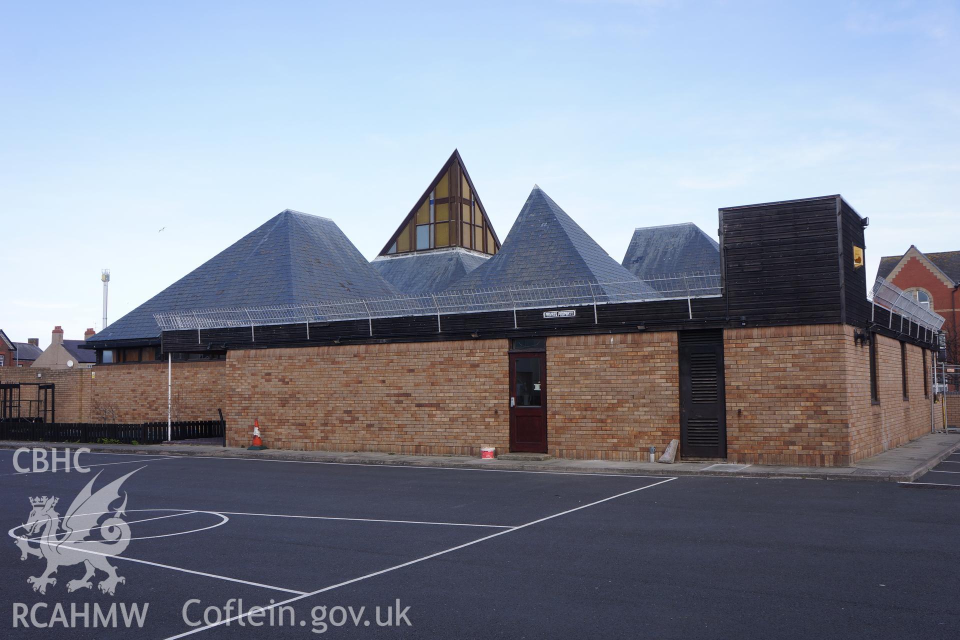 Digital colour photograph showing exterior of Our Lady of the Assumption Catholic church, Rhyl.