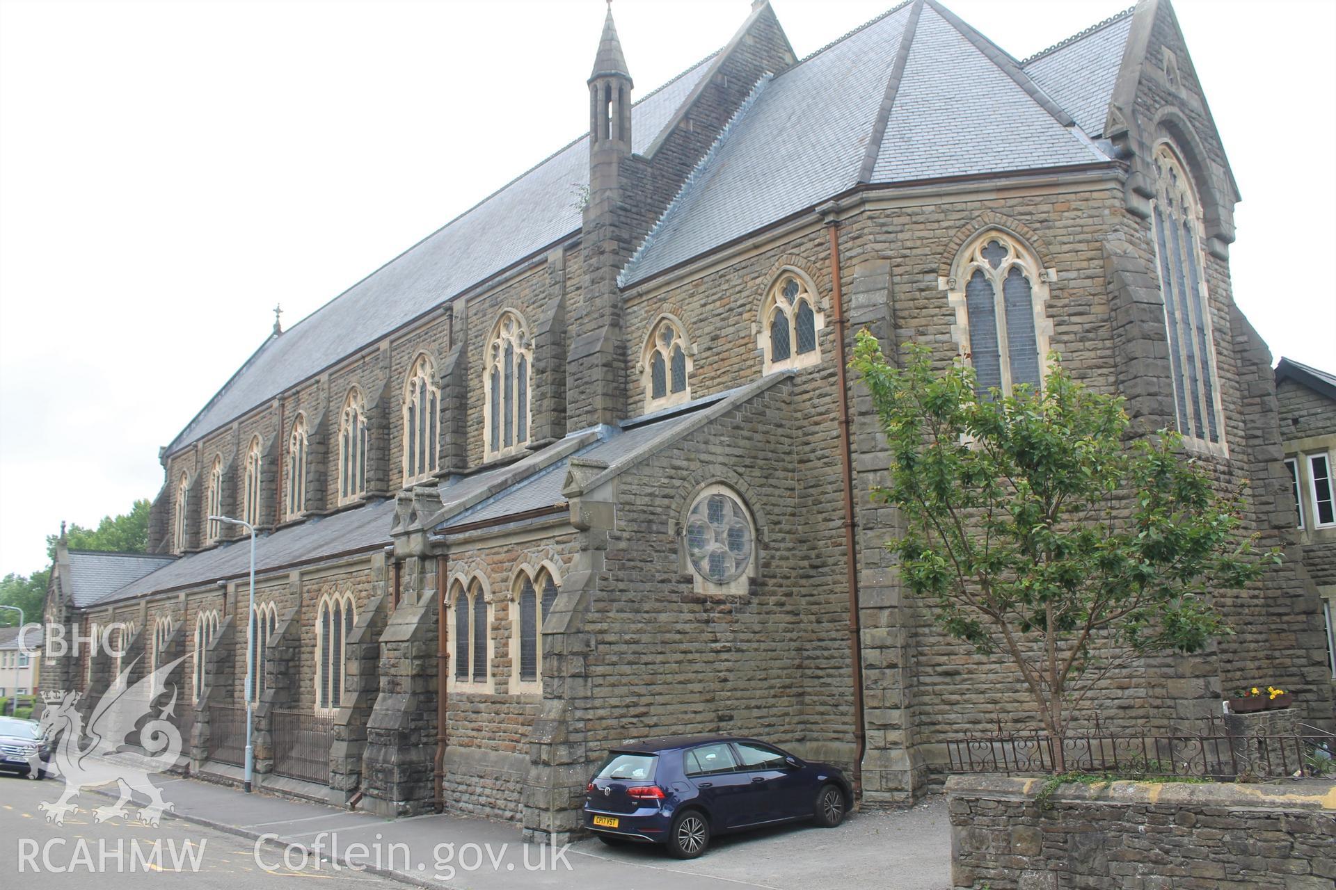 Digital colour photograph showing exterior of St Joseph's Catholic Cathedral, Swansea.




.
