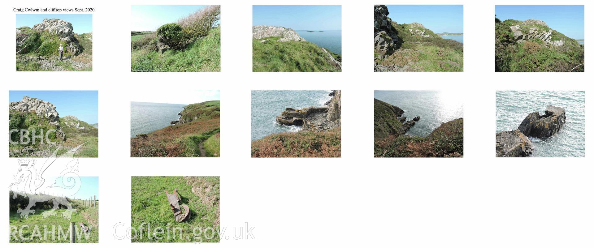 All the images taken as part of a digital photographic survey of Craig Cwlwm Quarry Aberdaron. Produced in 2020 by Michael Statham.