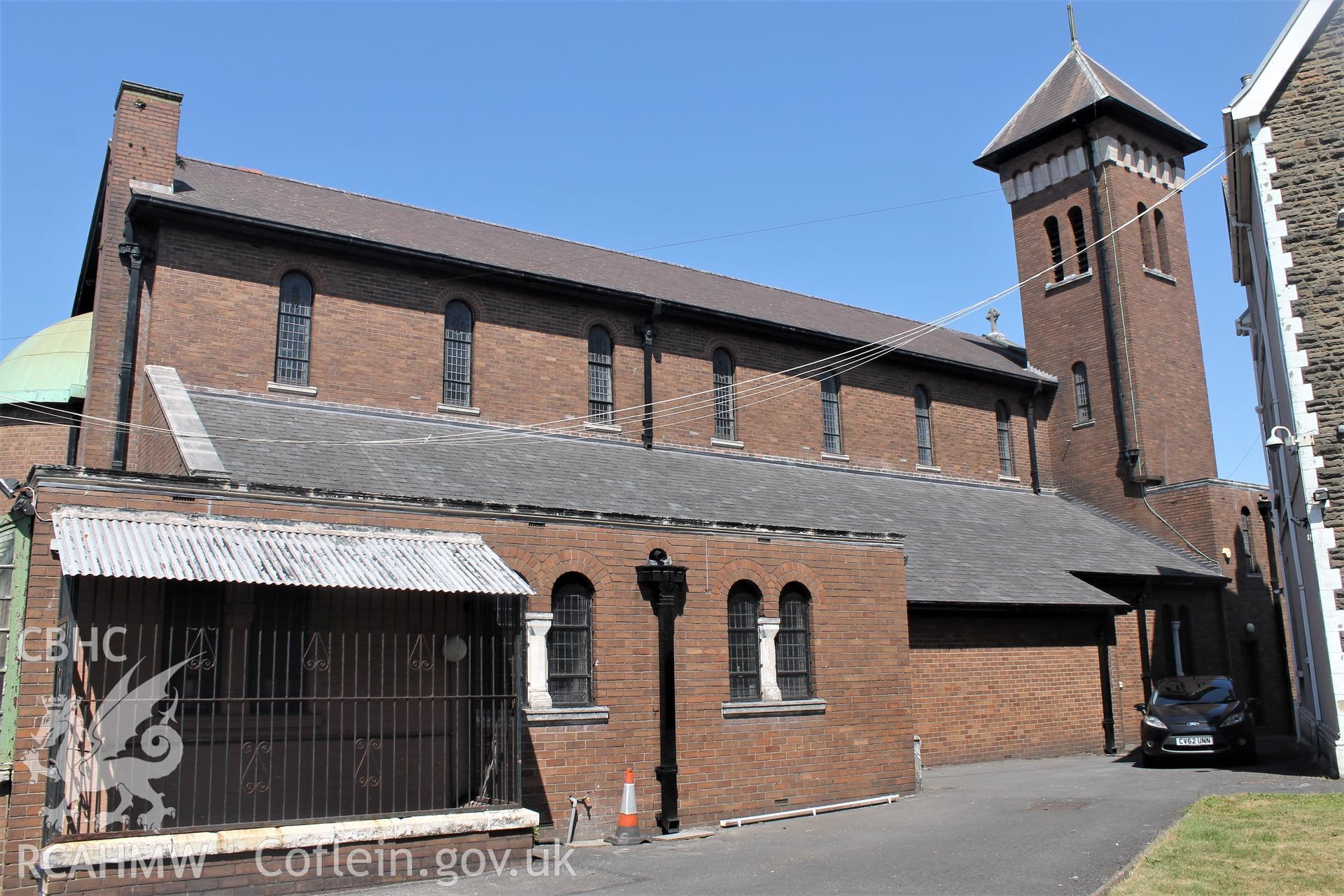 Digital colour photograph showing exterior of St Joseph's Catholic church, Port Talbot.




.