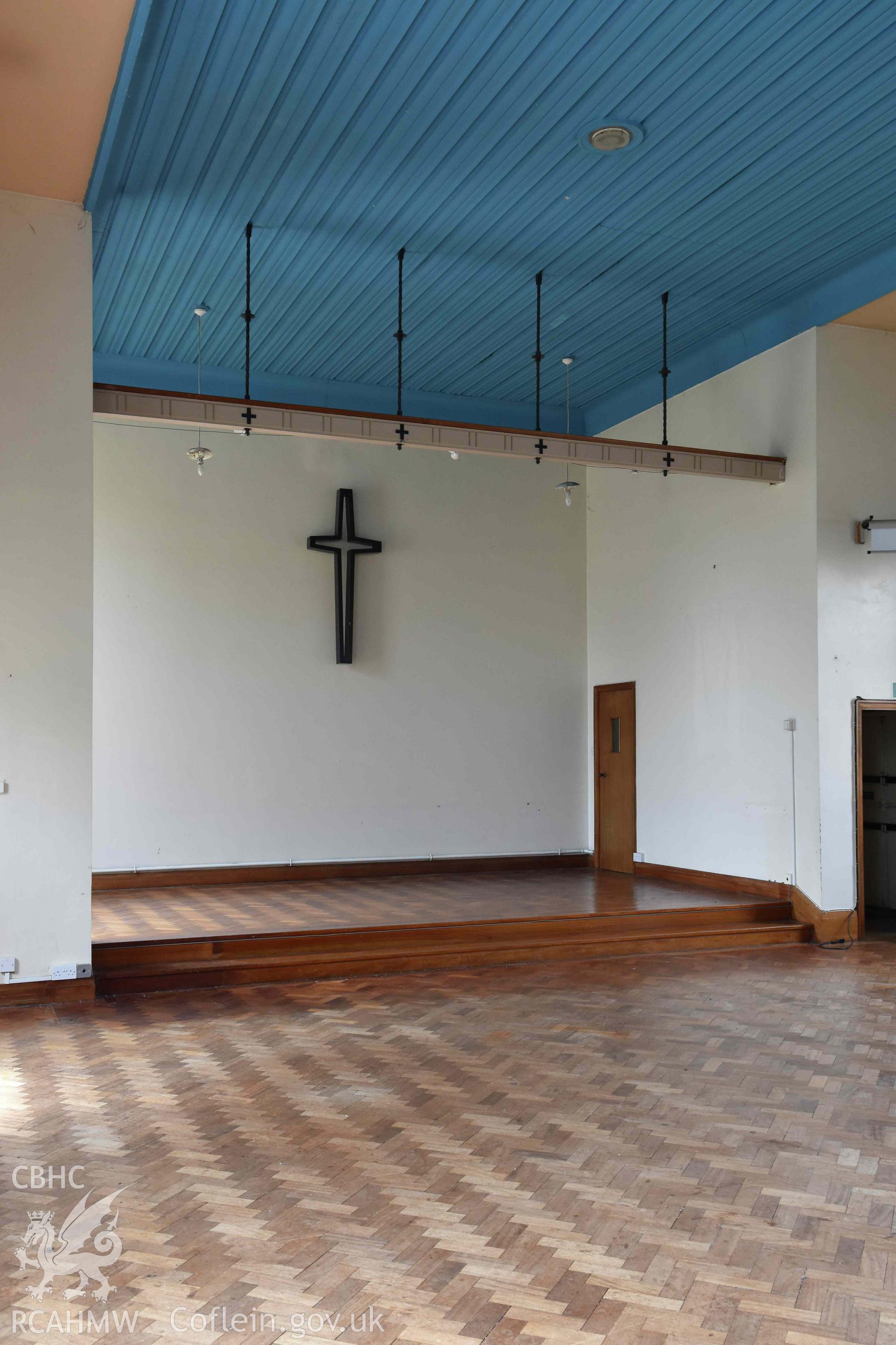 Fairwater Christ Church; interior of auditorium, looking north-west Taken by Susan Fielding.