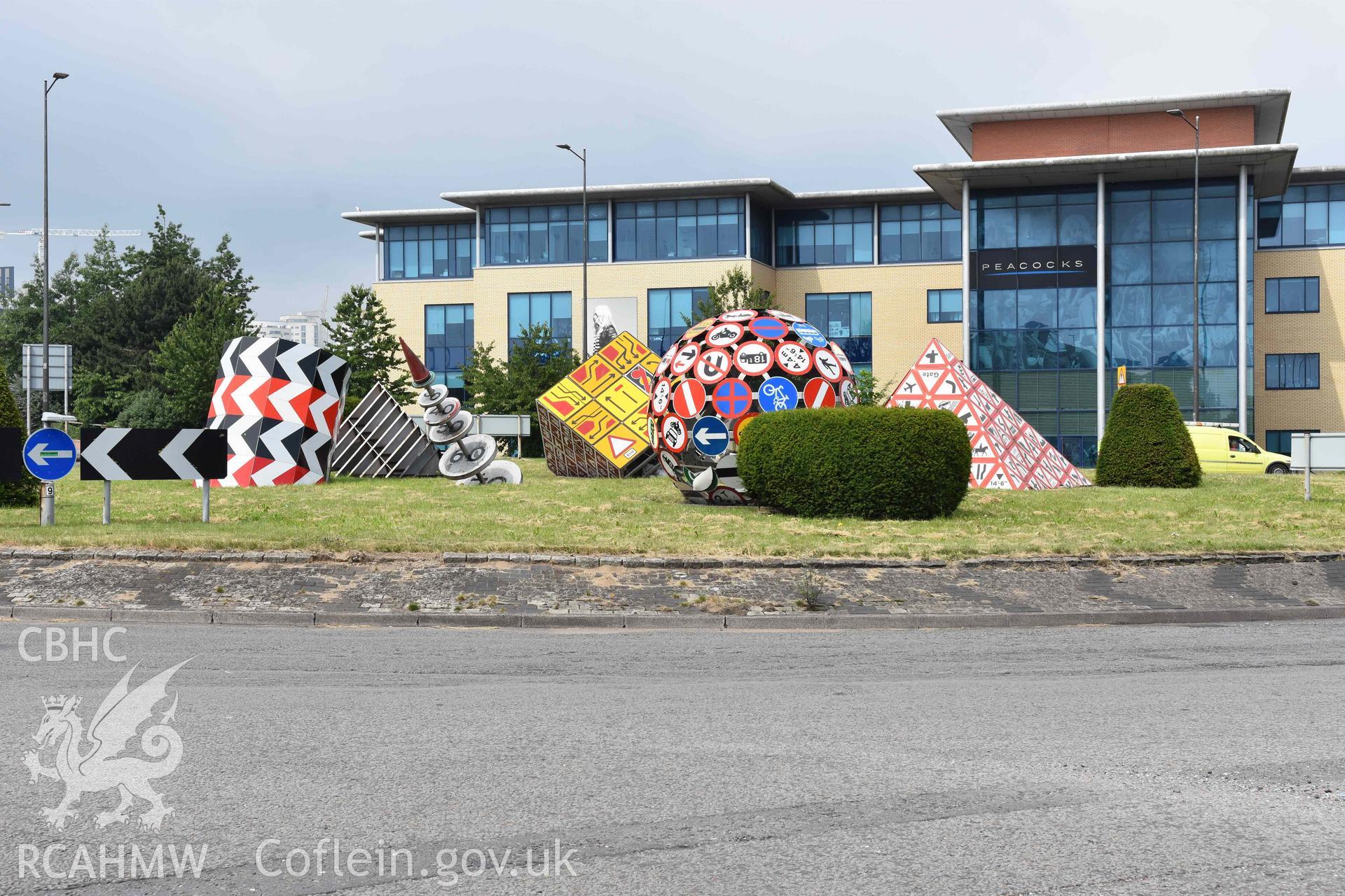 Landmark (Magic Roundabout), public art work Taken by Susan Fielding.