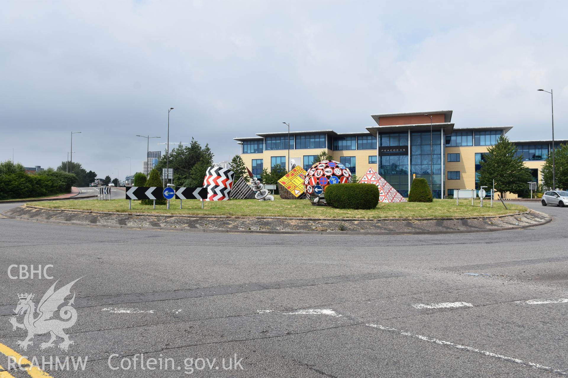 Landmark (Magic Roundabout), public art work Taken by Susan Fielding.