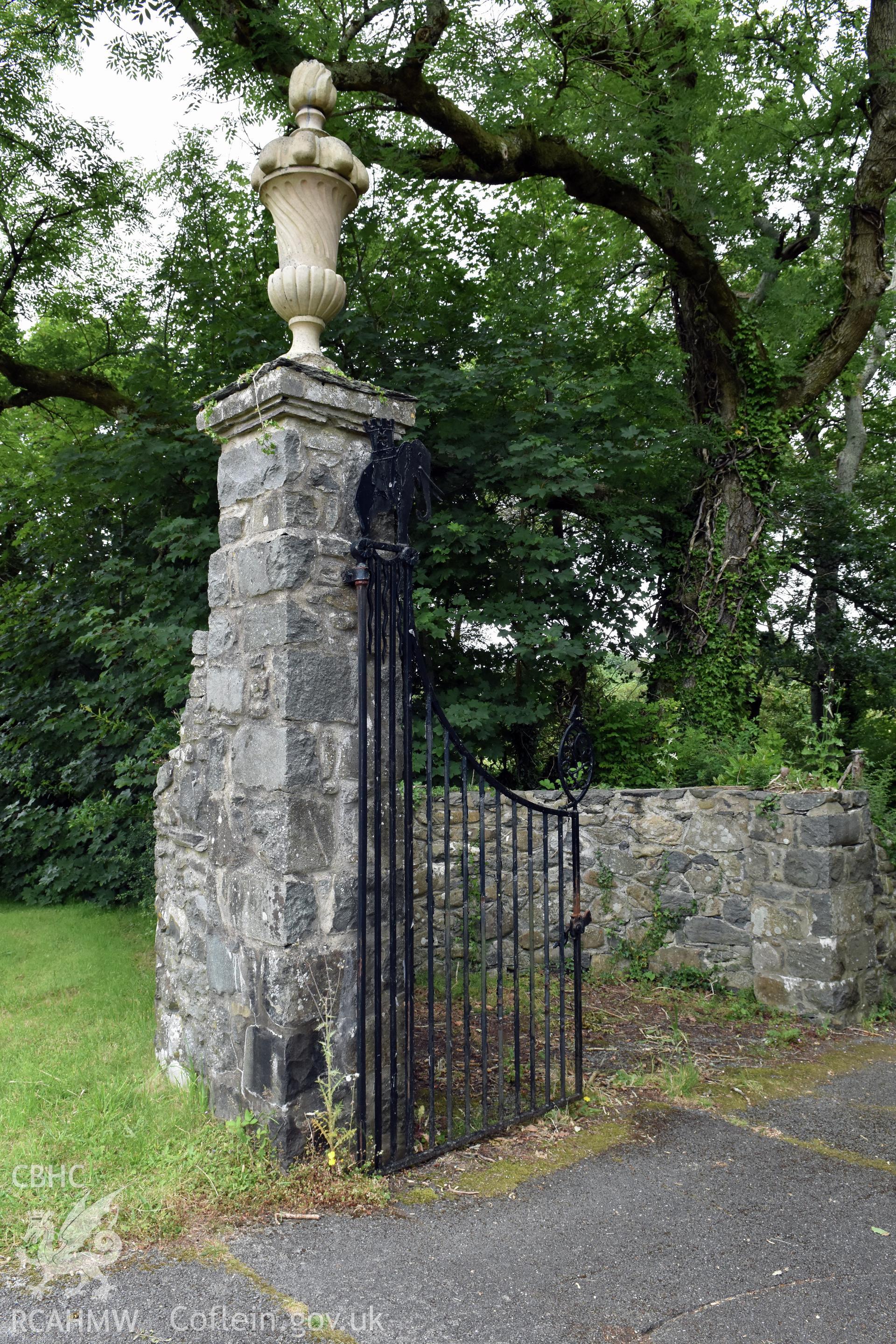 Gateway to the Lloyd George Memorial Taken by Susan Fielding.